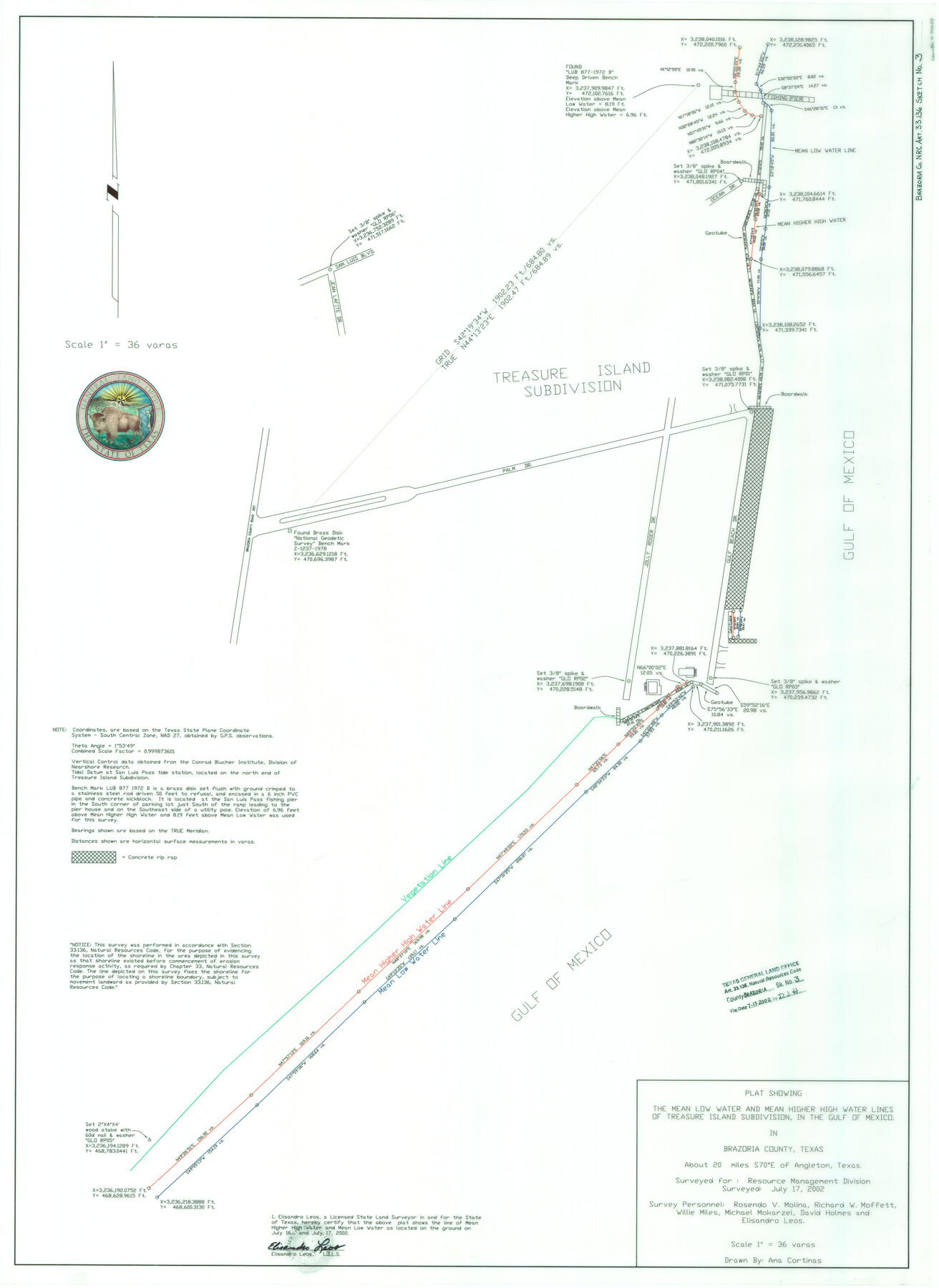 77039, Brazoria County NRC Article 33.136 Sketch 3, General Map Collection