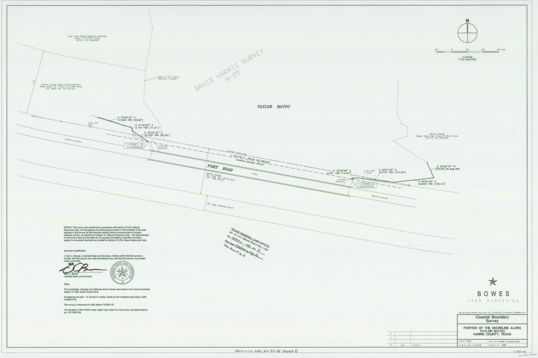 78664, Harris County NRC Article 33.136 Sketch 6, General Map Collection