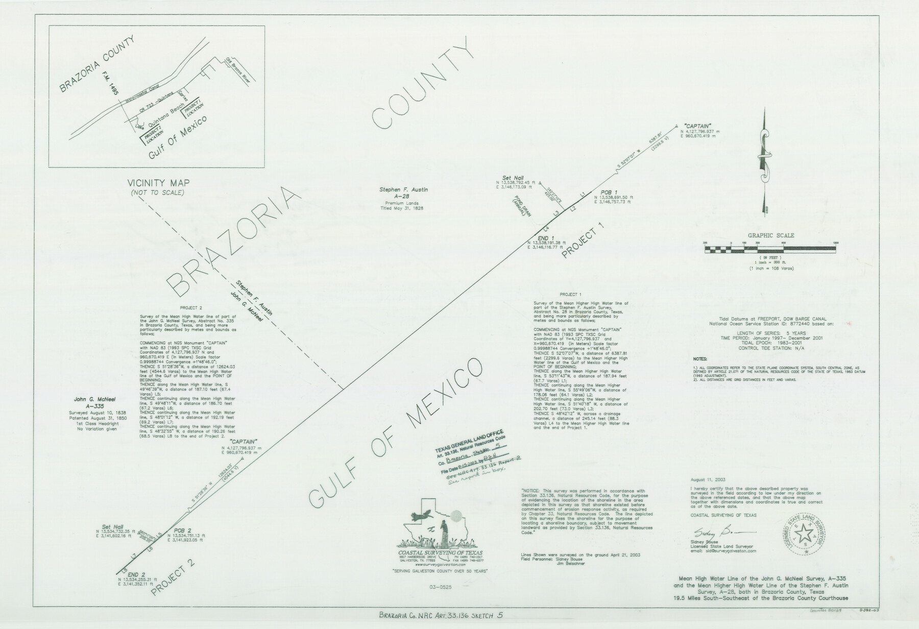 80124, Brazoria County NRC Article 33.136 Sketch 5, General Map Collection