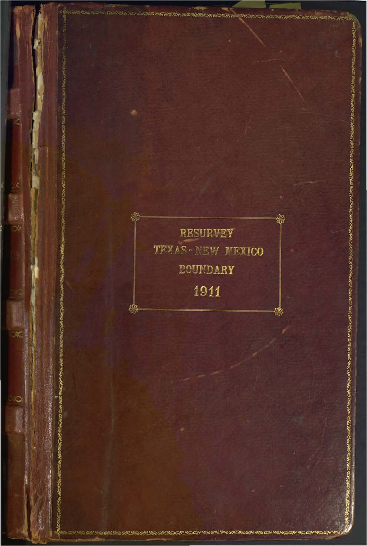 81686, Report Upon the Resurvey and Location of the Boundary Line between the States of Texas and New Mexico, General Map Collection