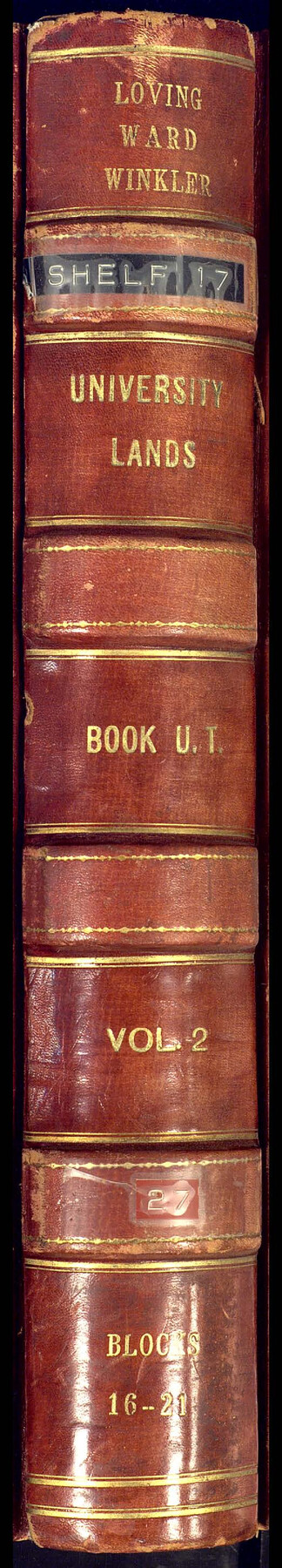 81709, University Land Field Notes for Block 19 in Loving and Ward Counties, Block 20 in Loving, Ward, and Winkler Counties, Blocks 16 and 18 in Ward County, Block 17 in Ward and Winkler Counties, and Block 21 in Winkler County, General Map Collection