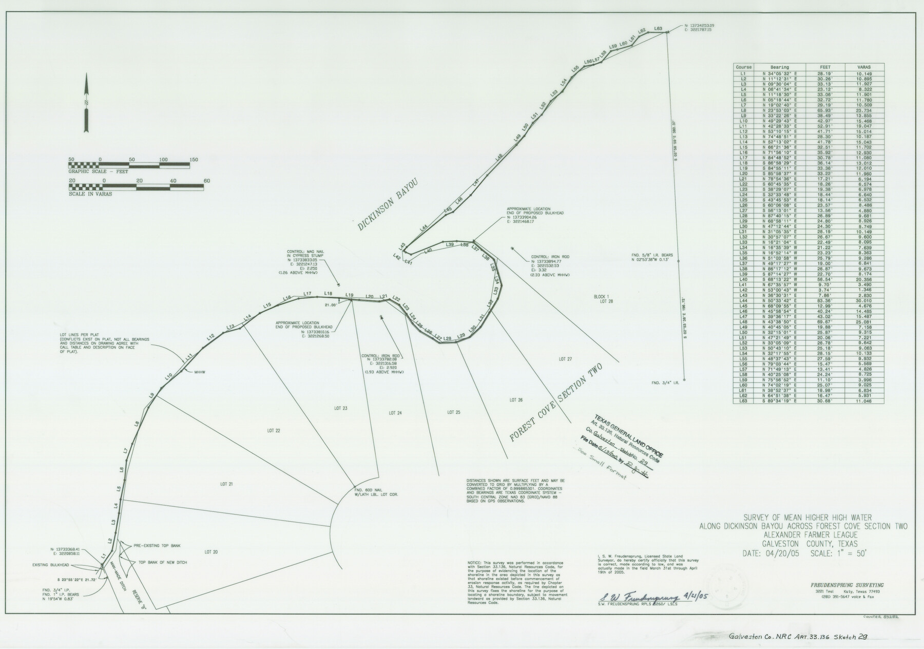 83282, Galveston County NRC Article 33.136 Sketch 29, General Map Collection