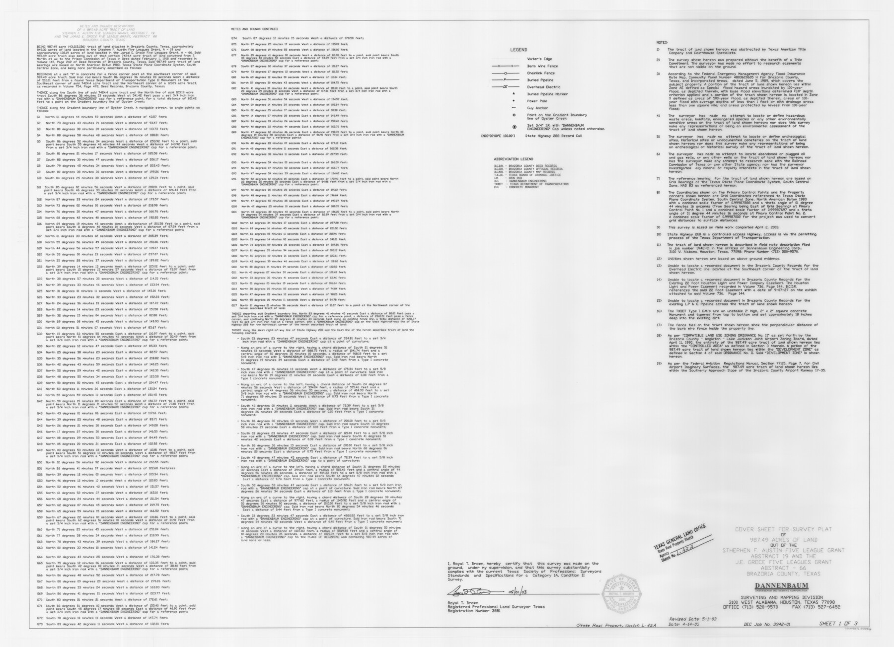 83356, Brazoria County State Real Property Sketch 2, General Map Collection