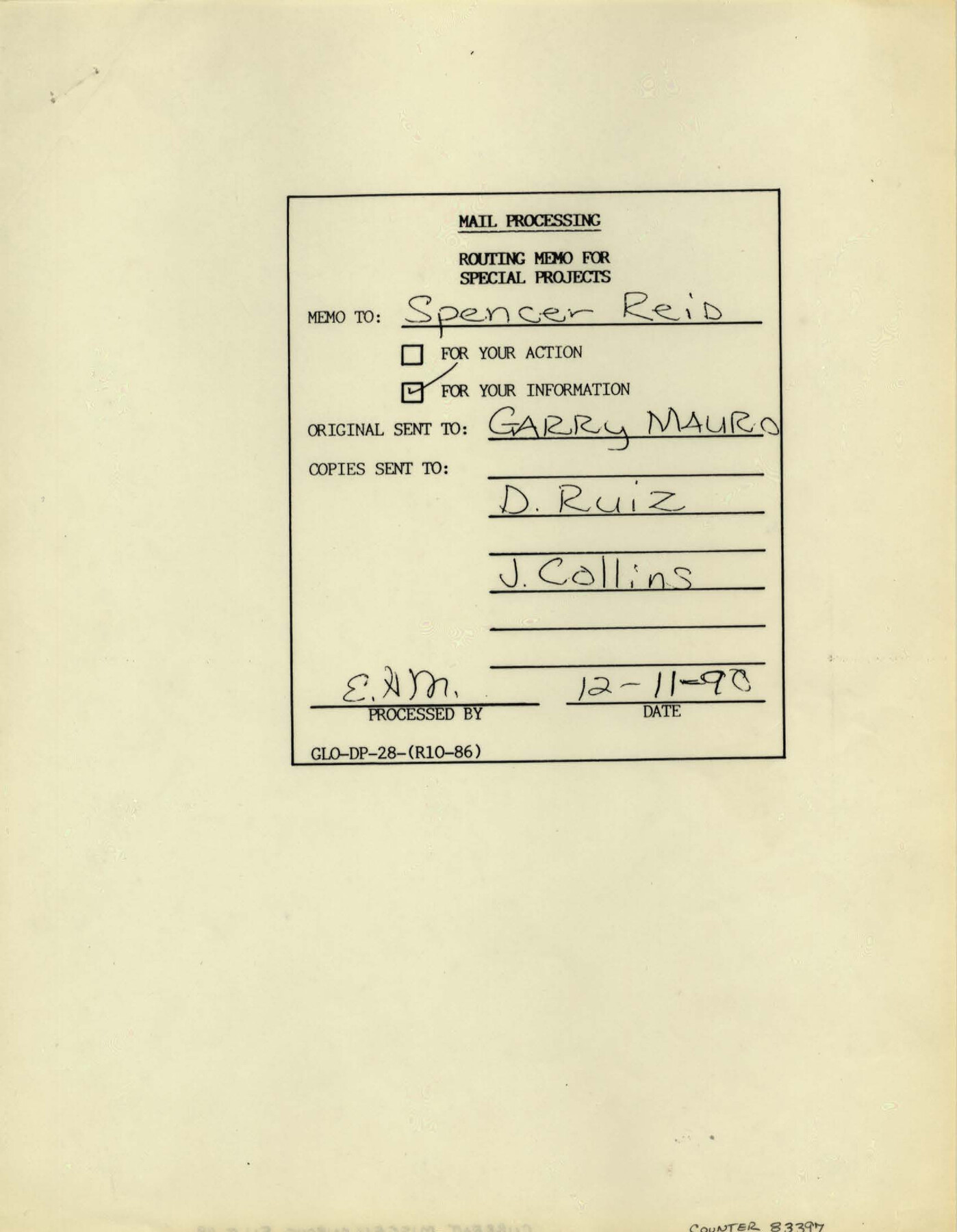 83397, Current Miscellaneous File 119, General Map Collection