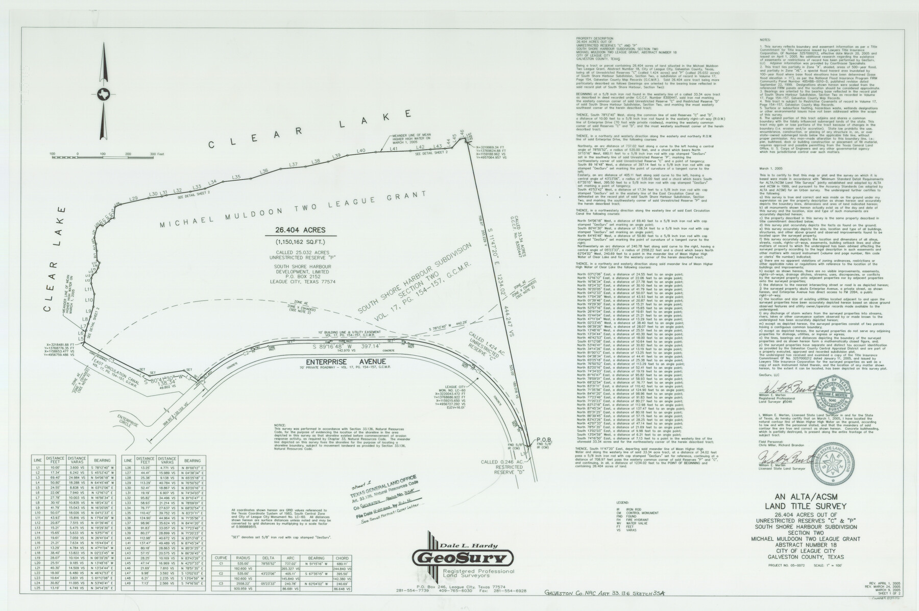 83406, Galveston County NRC Article 33.136 Sketch 35, General Map Collection