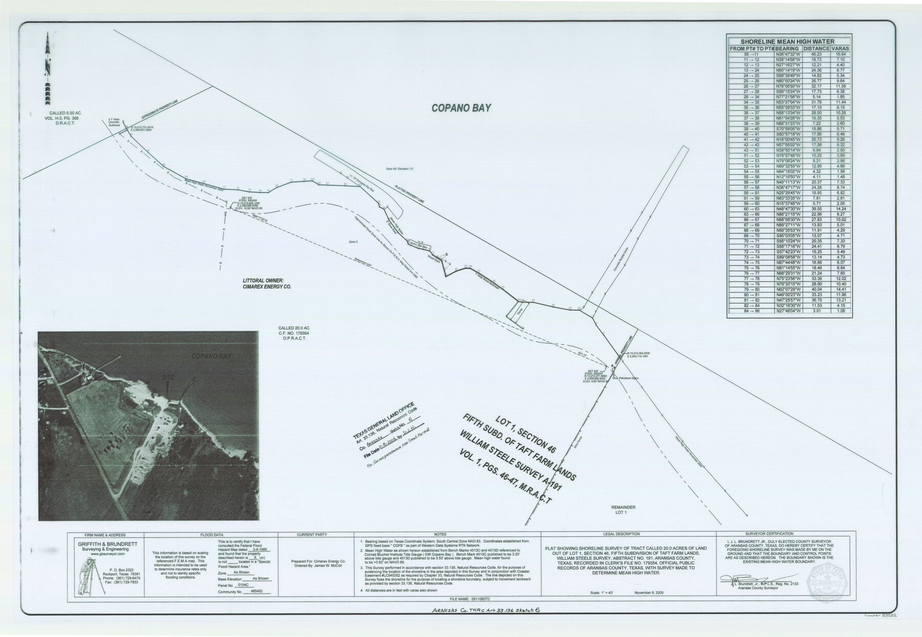 83522, Aransas County NRC Article 33.136 Sketch 6, General Map Collection