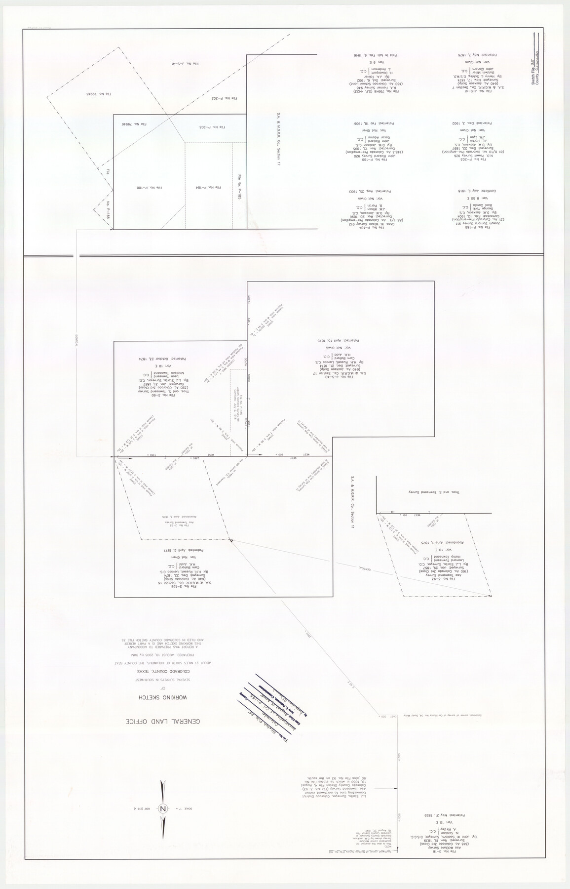 83564, Colorado County Sketch File 35, General Map Collection