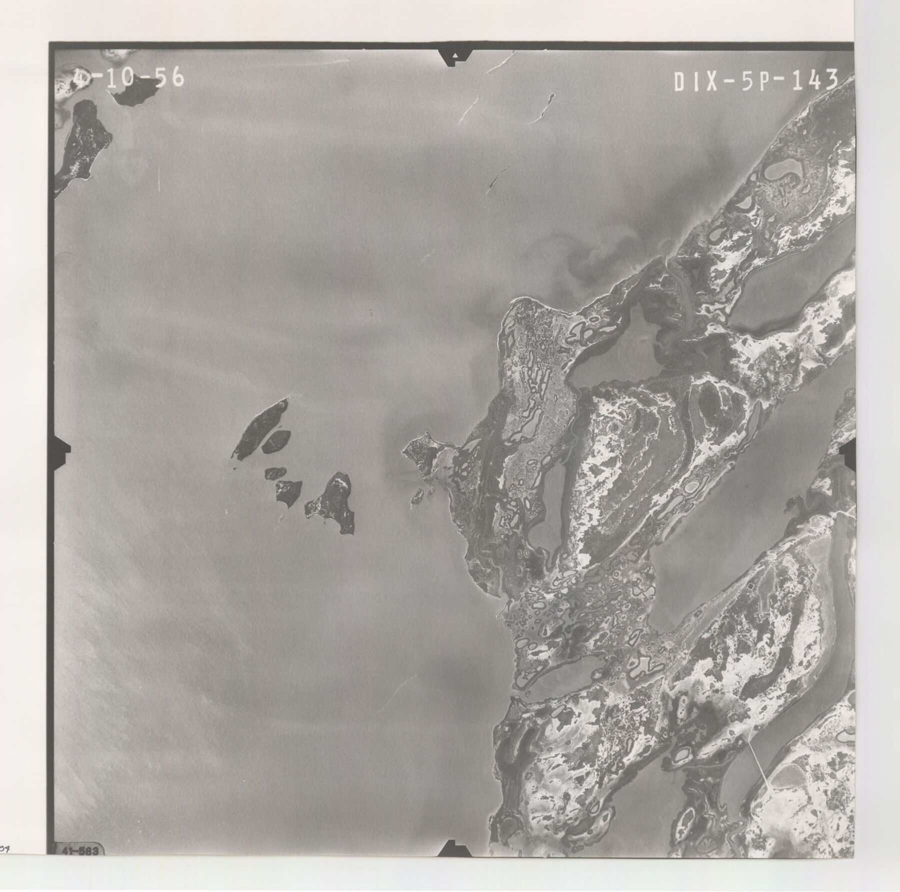 83804, Flight Mission No. DIX-5P, Frame 143, Aransas County, General Map Collection