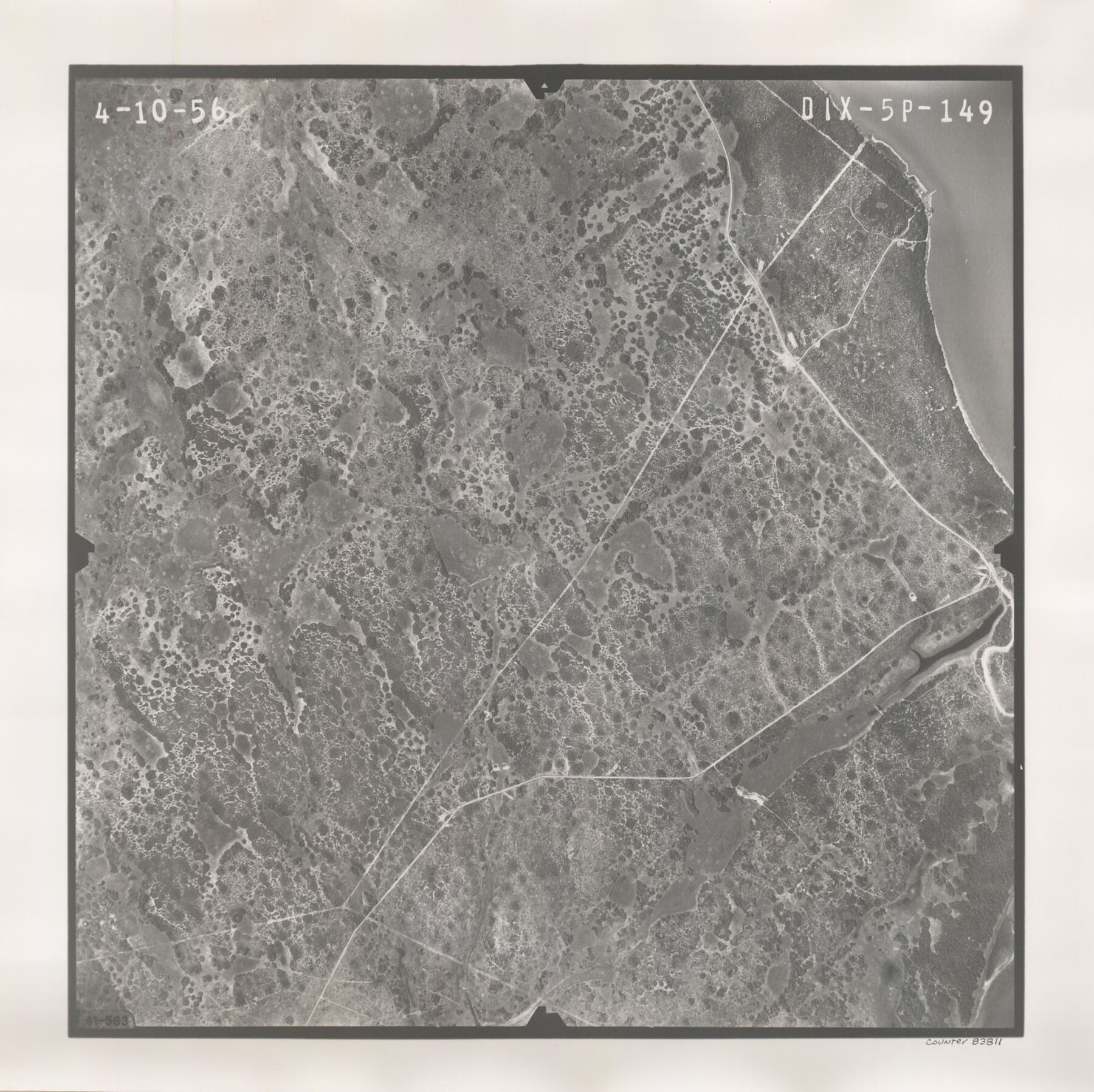 83811, Flight Mission No. DIX-5P, Frame 149, Aransas County, General Map Collection
