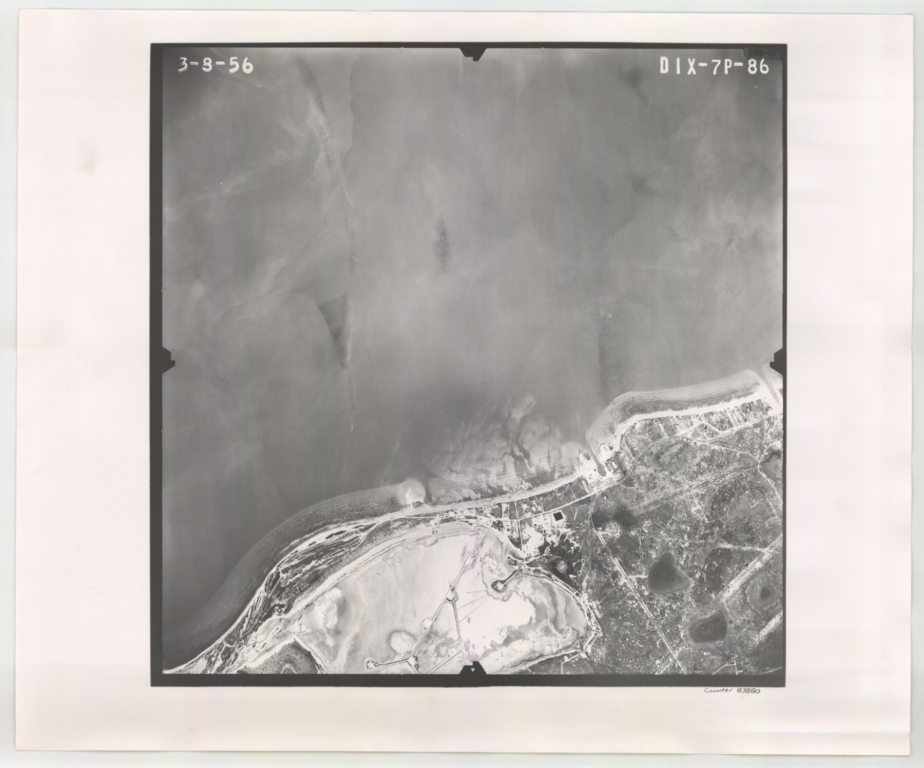 83880, Flight Mission No. DIX-7P, Frame 86, Aransas County, General Map Collection