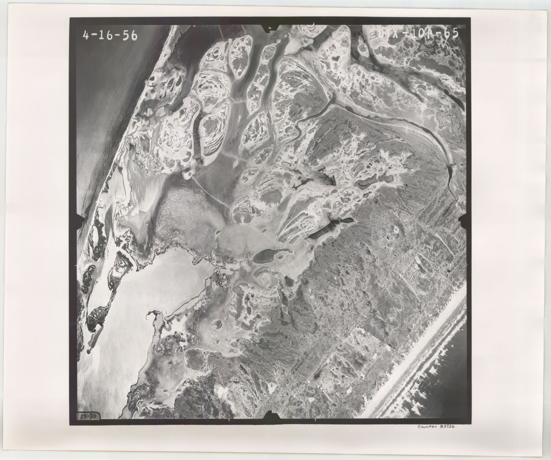 83926, Flight Mission No. DIX-10P, Frame 65, Aransas County, General Map Collection