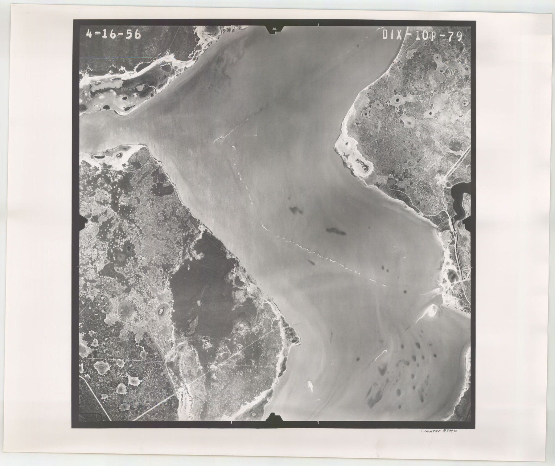 83940, Flight Mission No. DIX-10P, Frame 79, Aransas County, General Map Collection