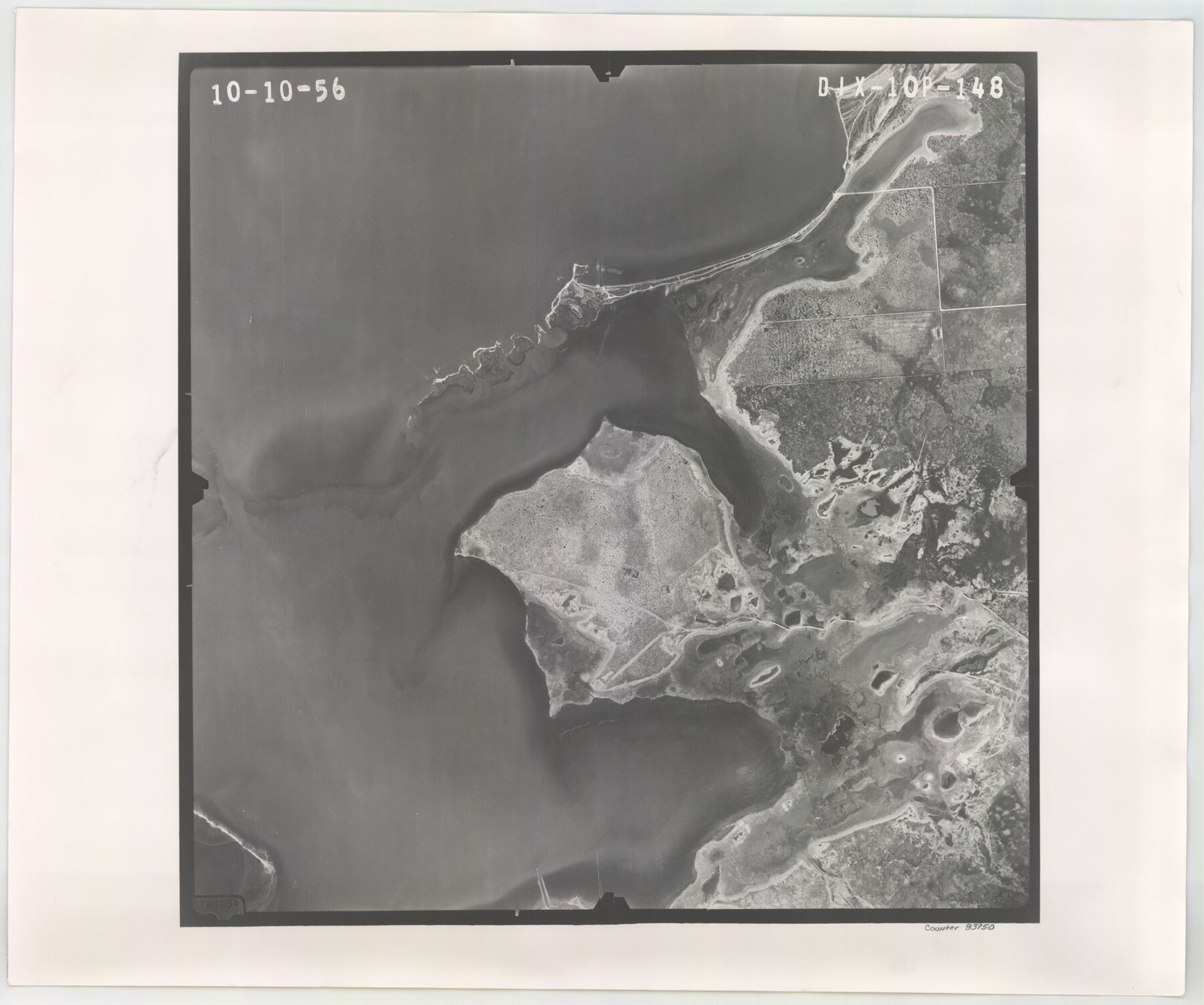 83950, Flight Mission No. DIX-10P, Frame 148, Aransas County, General Map Collection