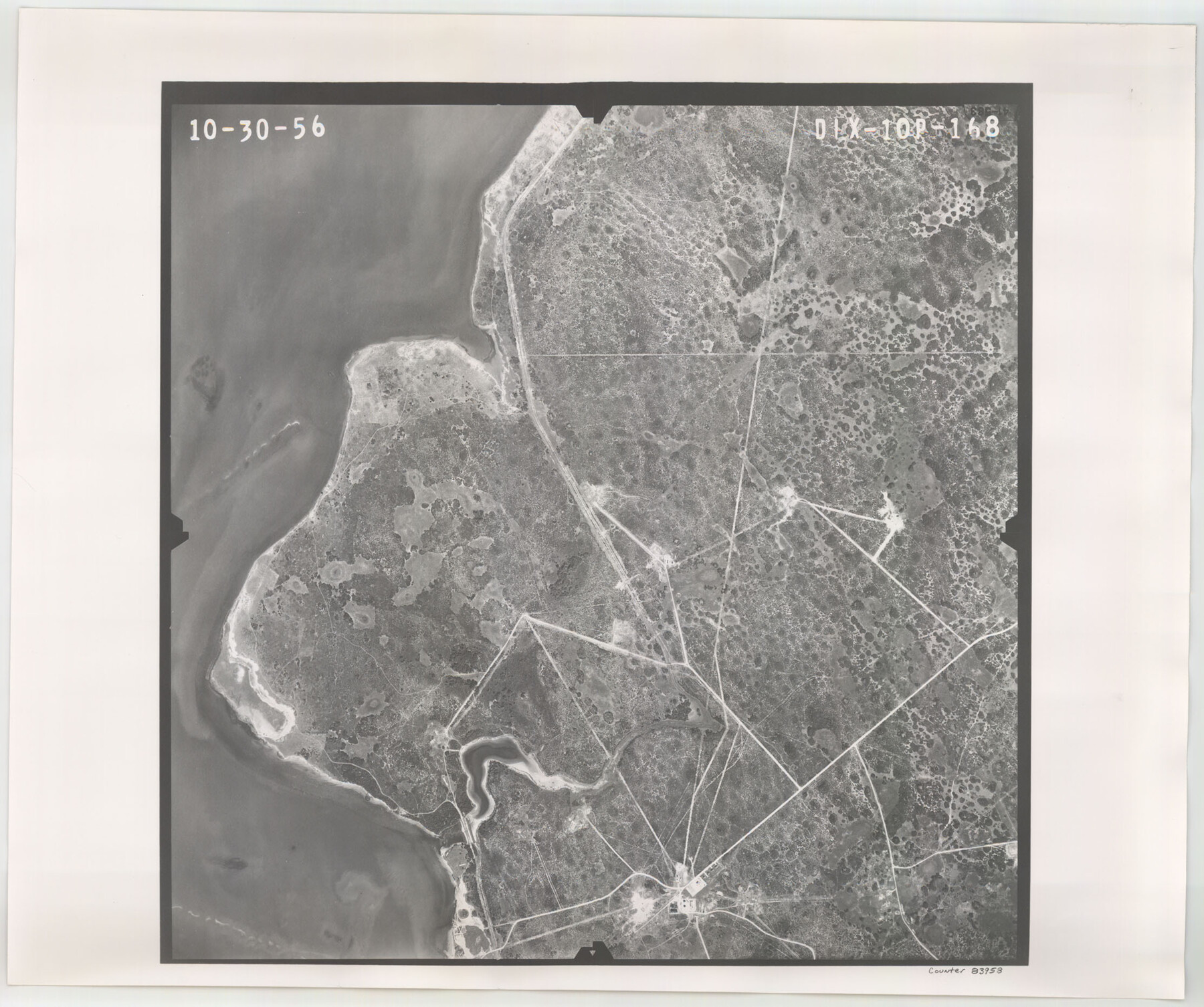 83958, Flight Mission No. DIX-10P, Frame 168, Aransas County, General Map Collection