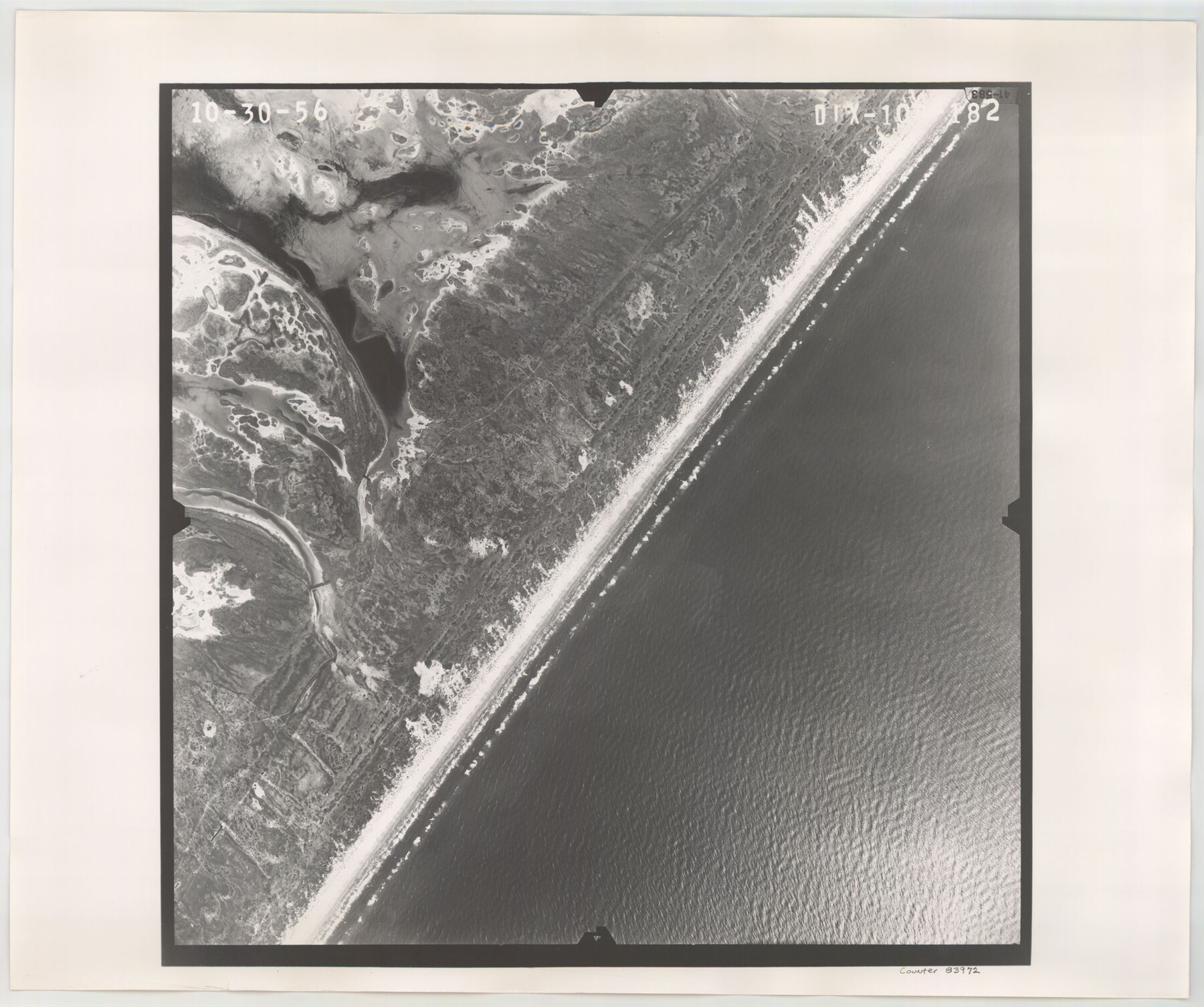 83972, Flight Mission No. DIX-10P, Frame 182, Aransas County, General Map Collection