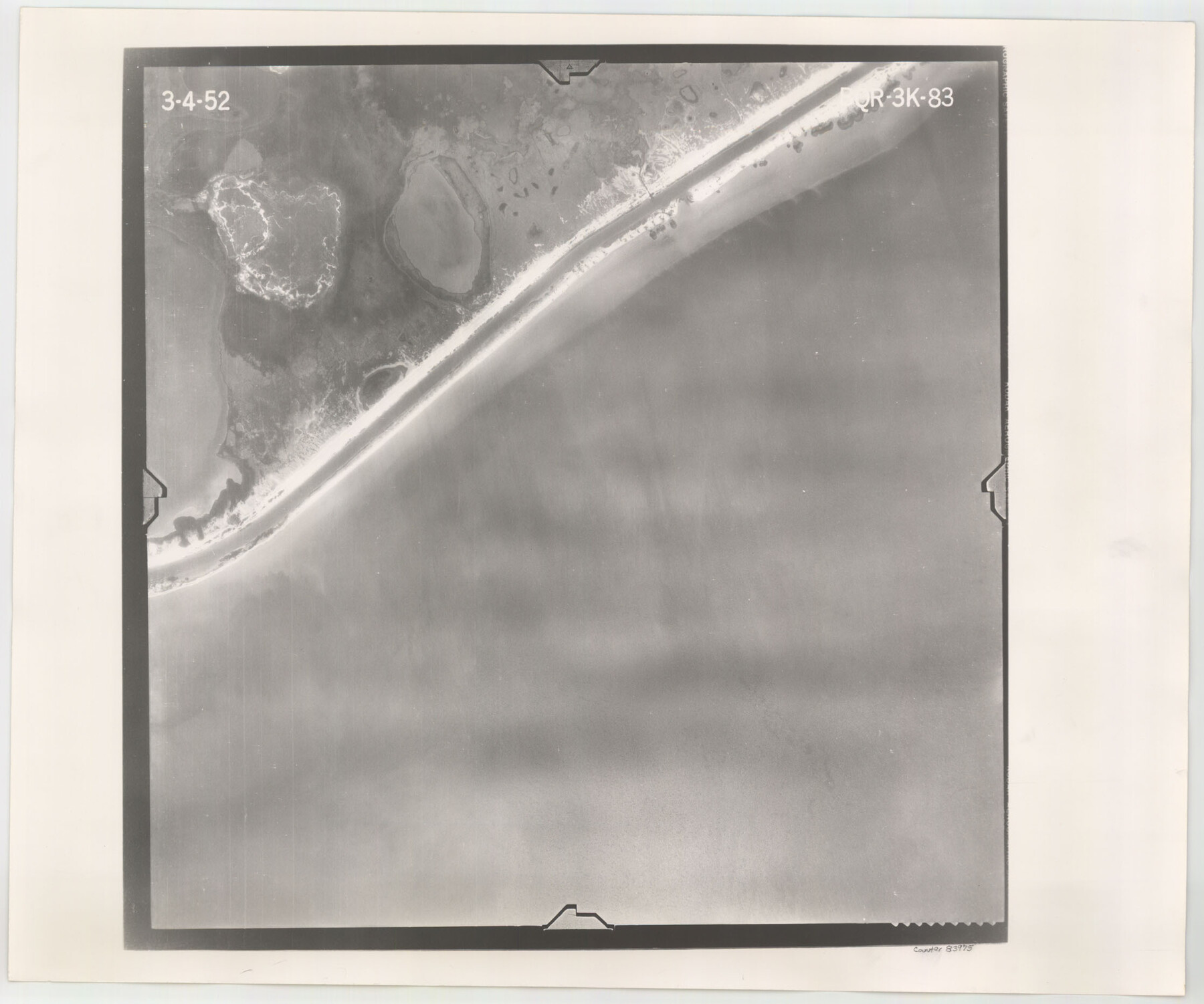 83975, Flight Mission No. BQR-3K, Frame 83, Brazoria County, General Map Collection