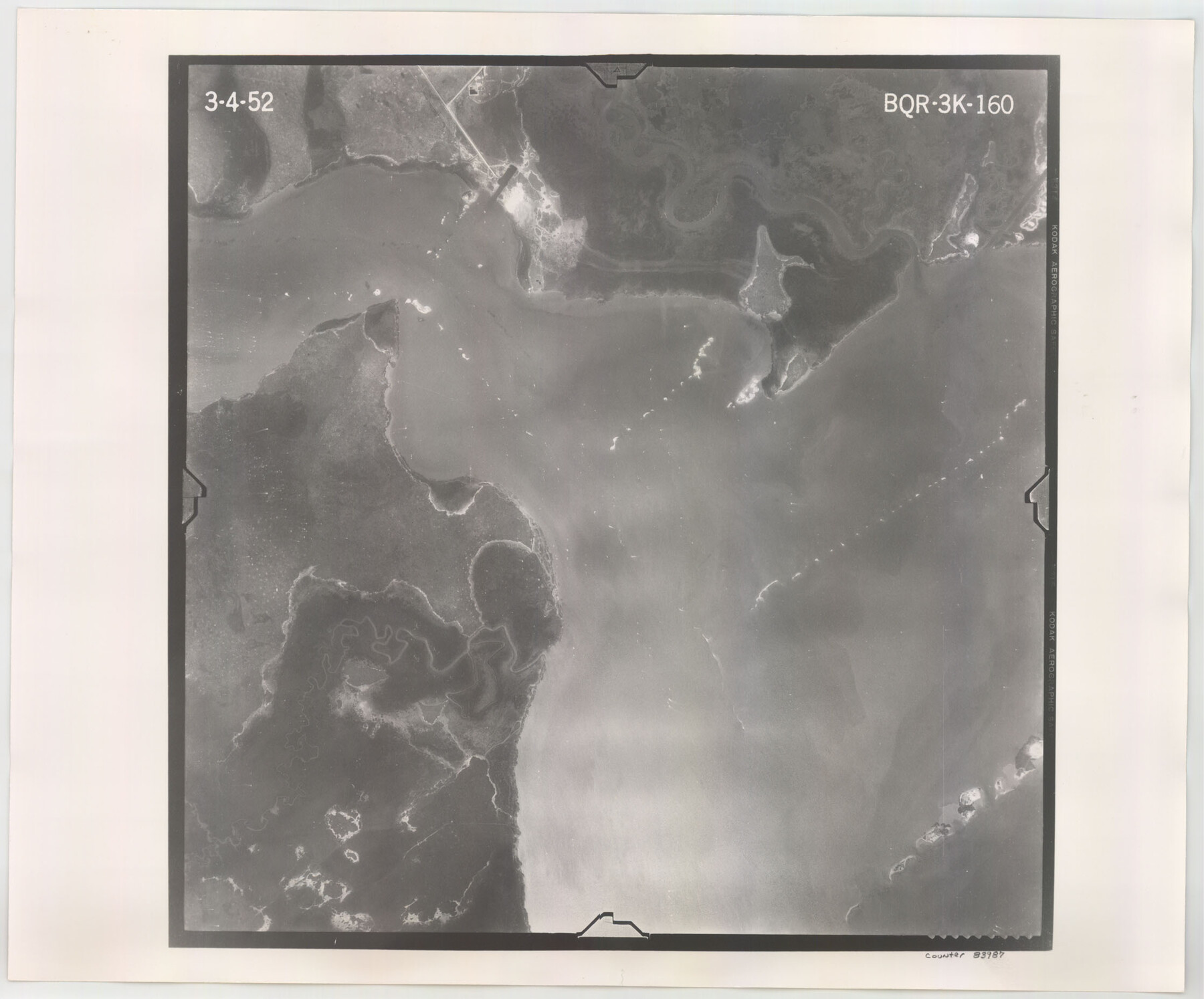 83987, Flight Mission No. BQR-3K, Frame 160, Brazoria County, General Map Collection