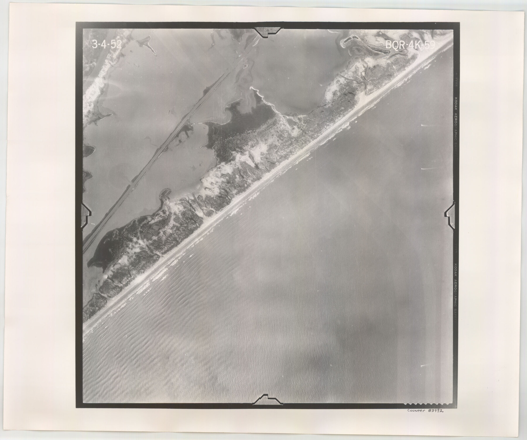 83992, Flight Mission No. BQR-4K, Frame 59, Brazoria County, General Map Collection