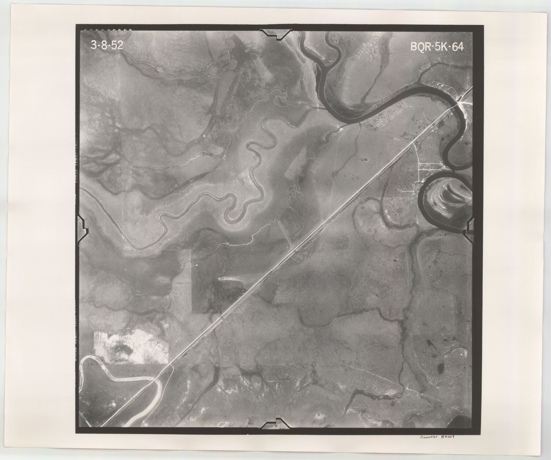 84009, Flight Mission No. BQR-5K, Frame 64, Brazoria County, General Map Collection