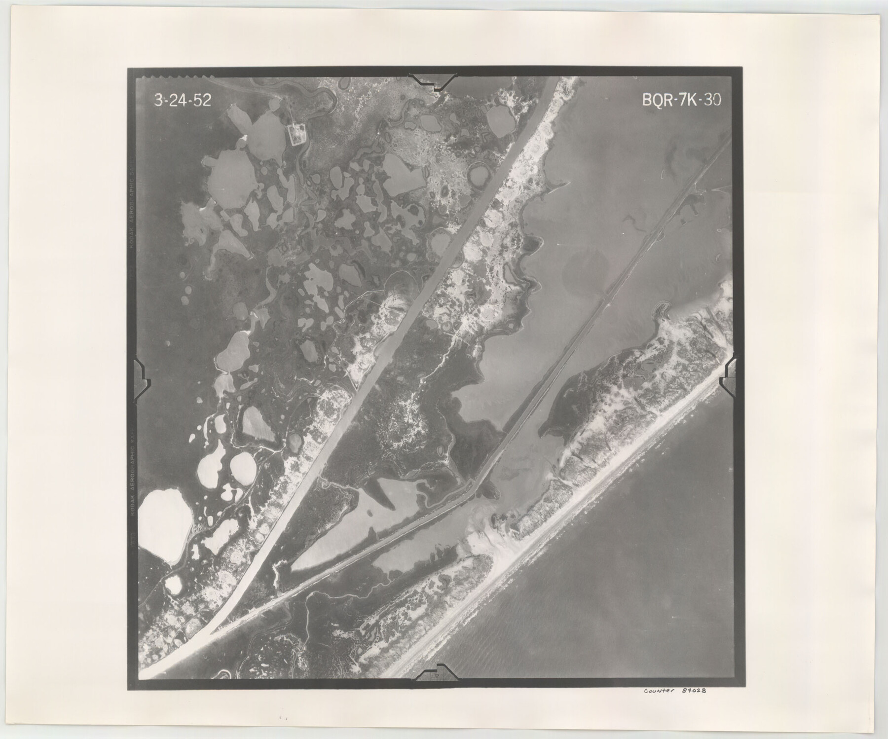 84028, Flight Mission No. BQR-7K, Frame 30, Brazoria County, General Map Collection