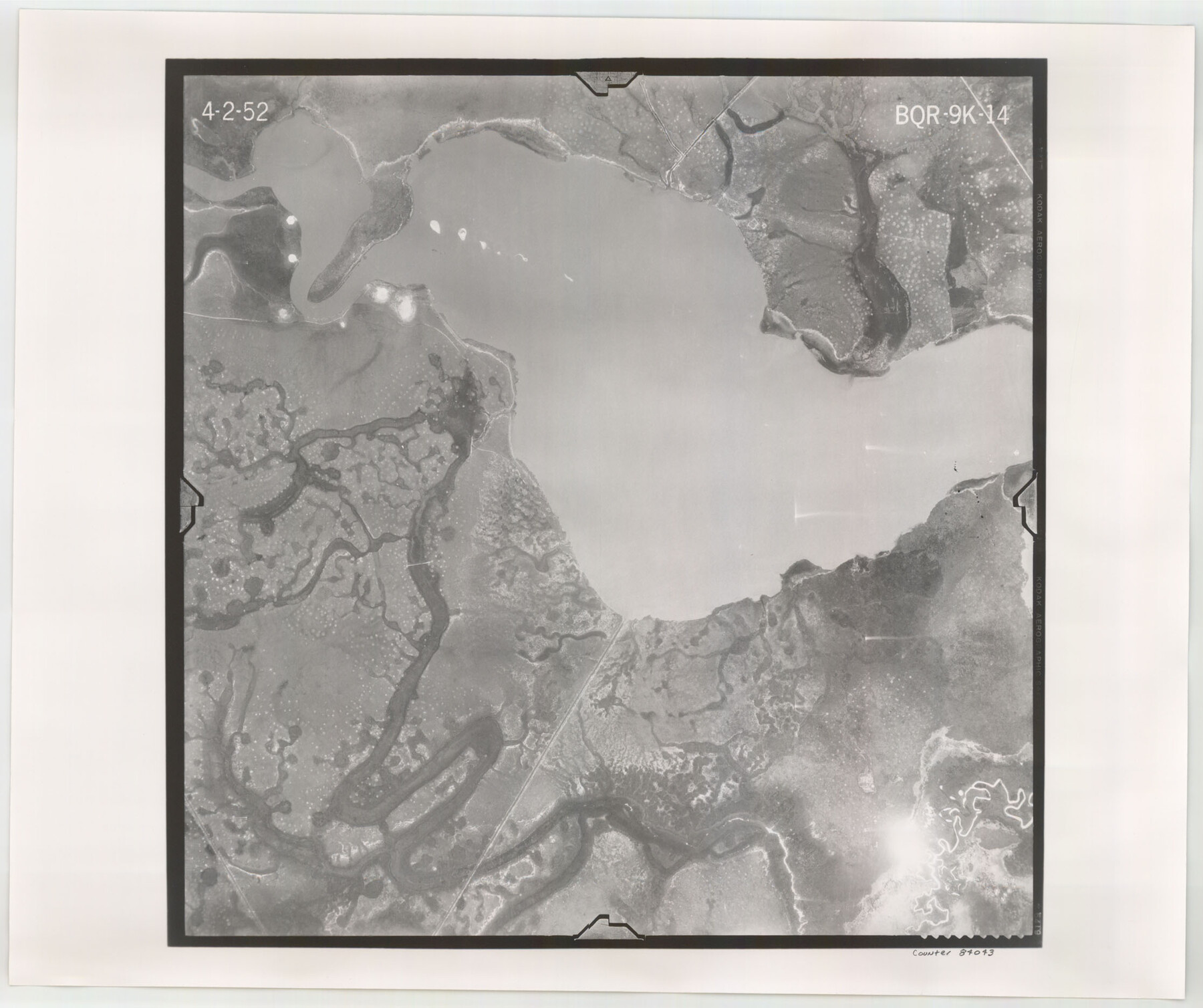 84043, Flight Mission No. BQR-9K, Frame 14, Brazoria County, General Map Collection