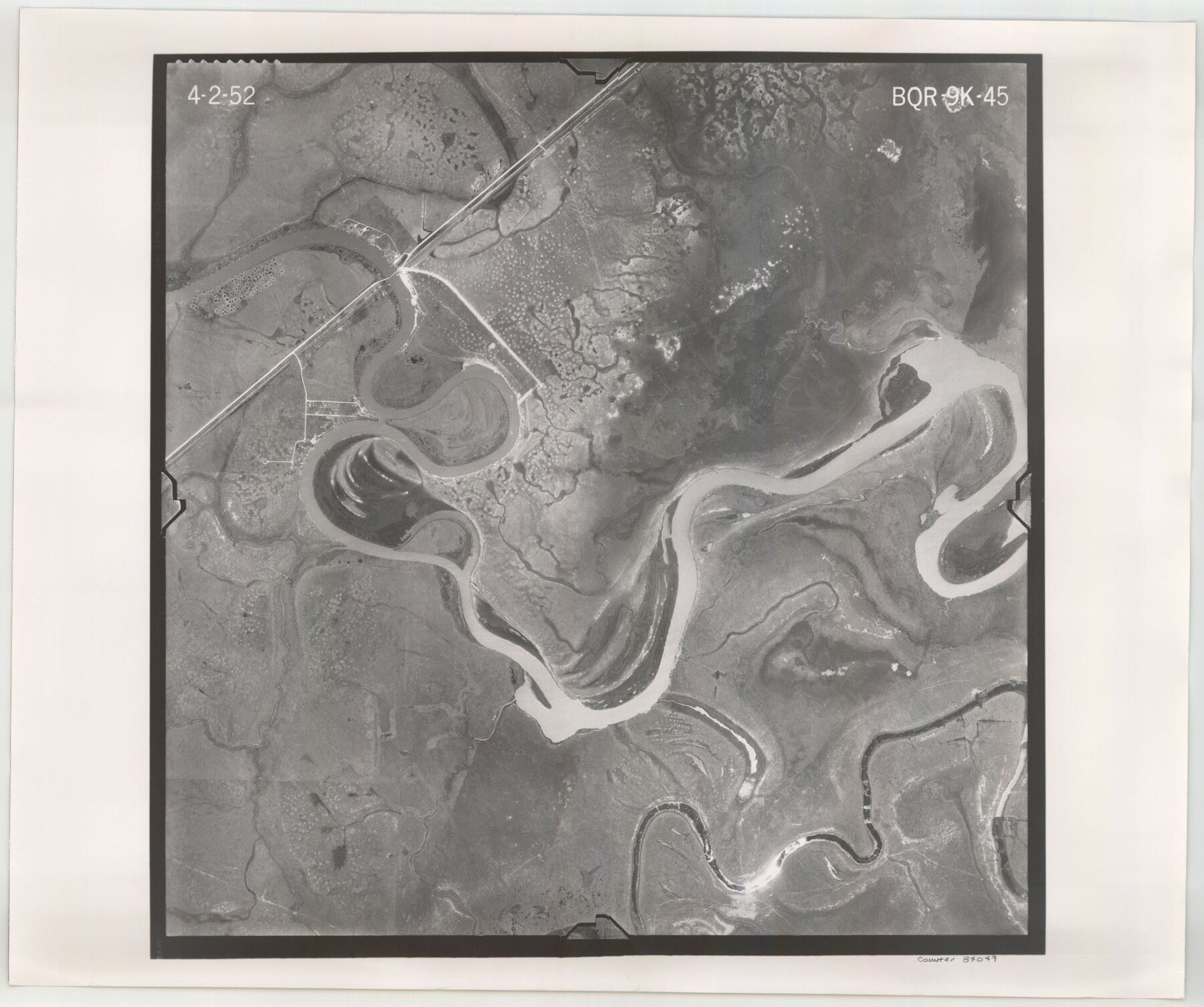 84049, Flight Mission No. BQR-9K, Frame 45, Brazoria County, General Map Collection