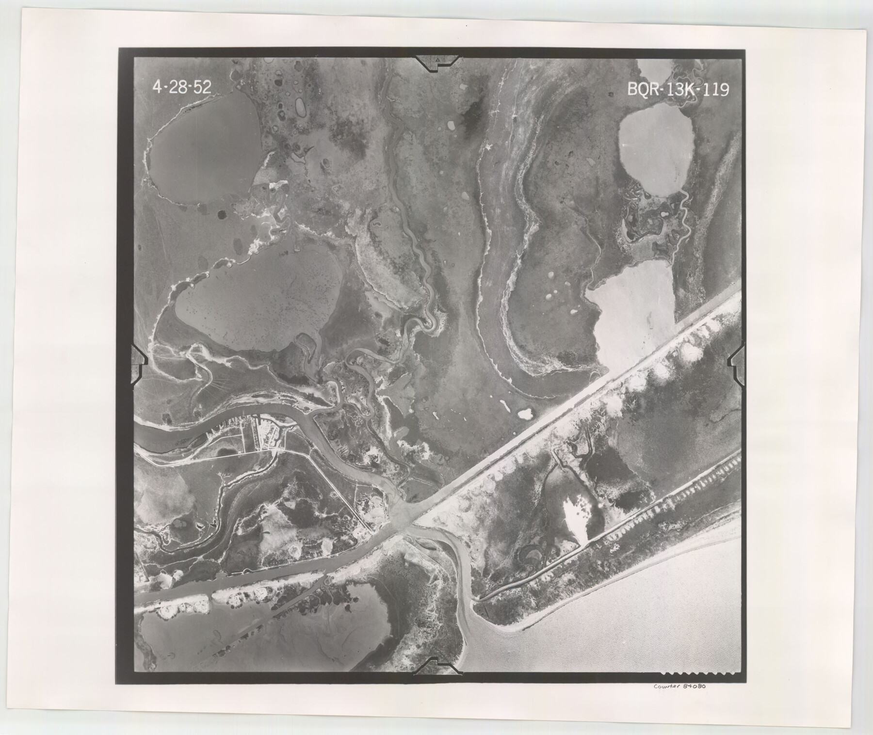84080, Flight Mission No. BQR-13K, Frame 119, Brazoria County, General Map Collection