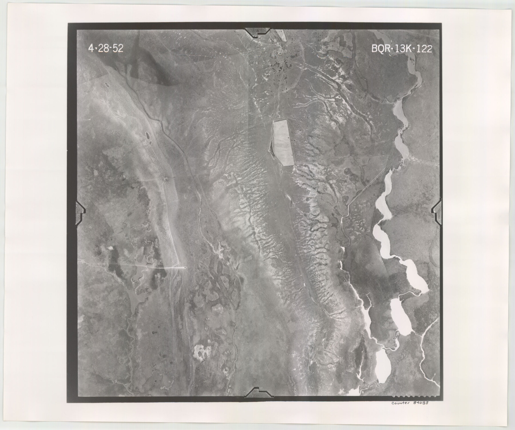 84083, Flight Mission No. BQR-13K, Frame 122, Brazoria County, General Map Collection