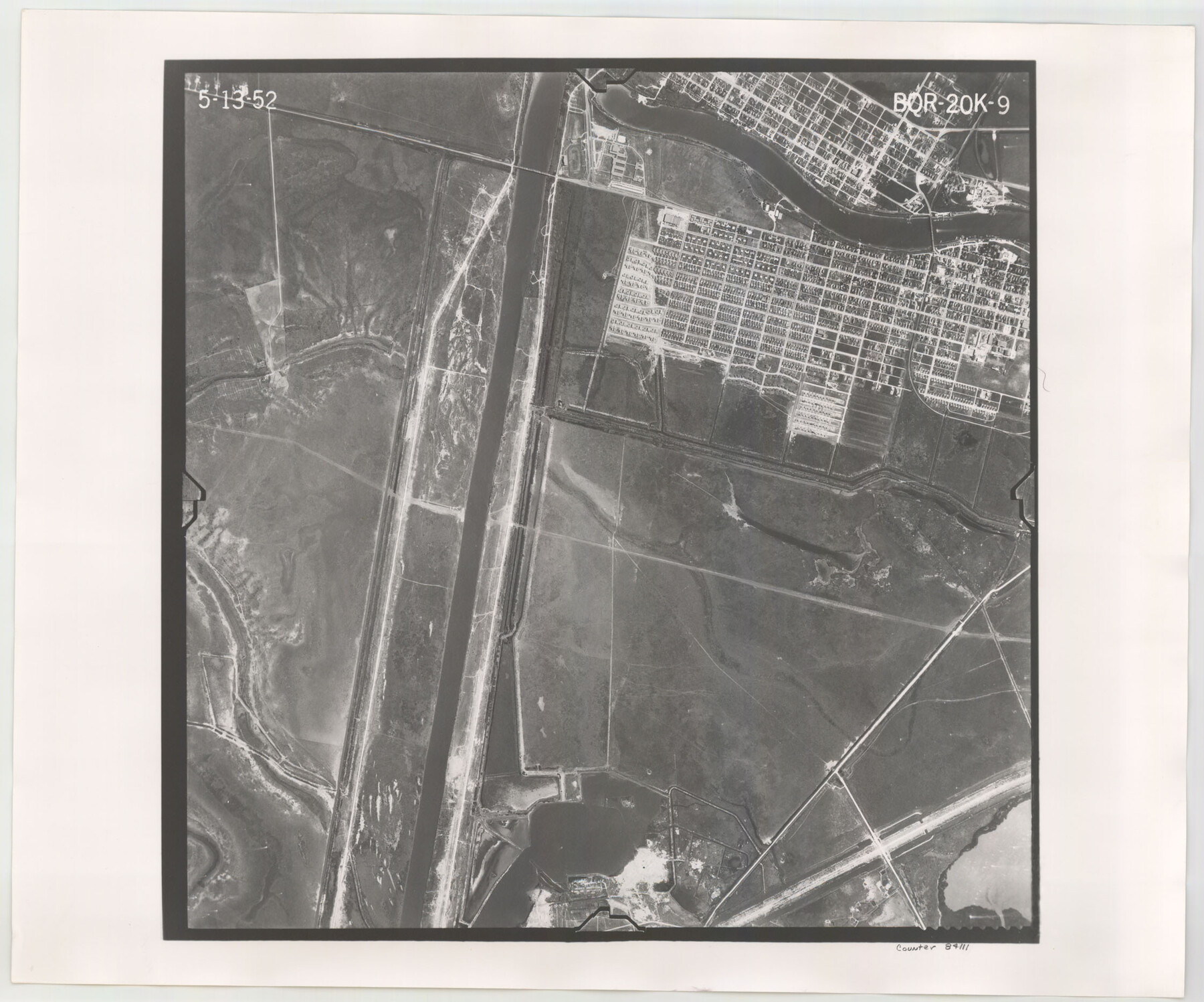 84111, Flight Mission No. BQR-20K, Frame 9, Brazoria County, General Map Collection