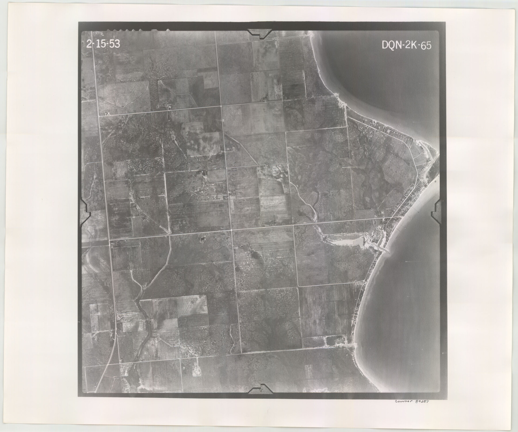 84257, Flight Mission No. DQN-2K, Frame 65, Calhoun County, General Map Collection