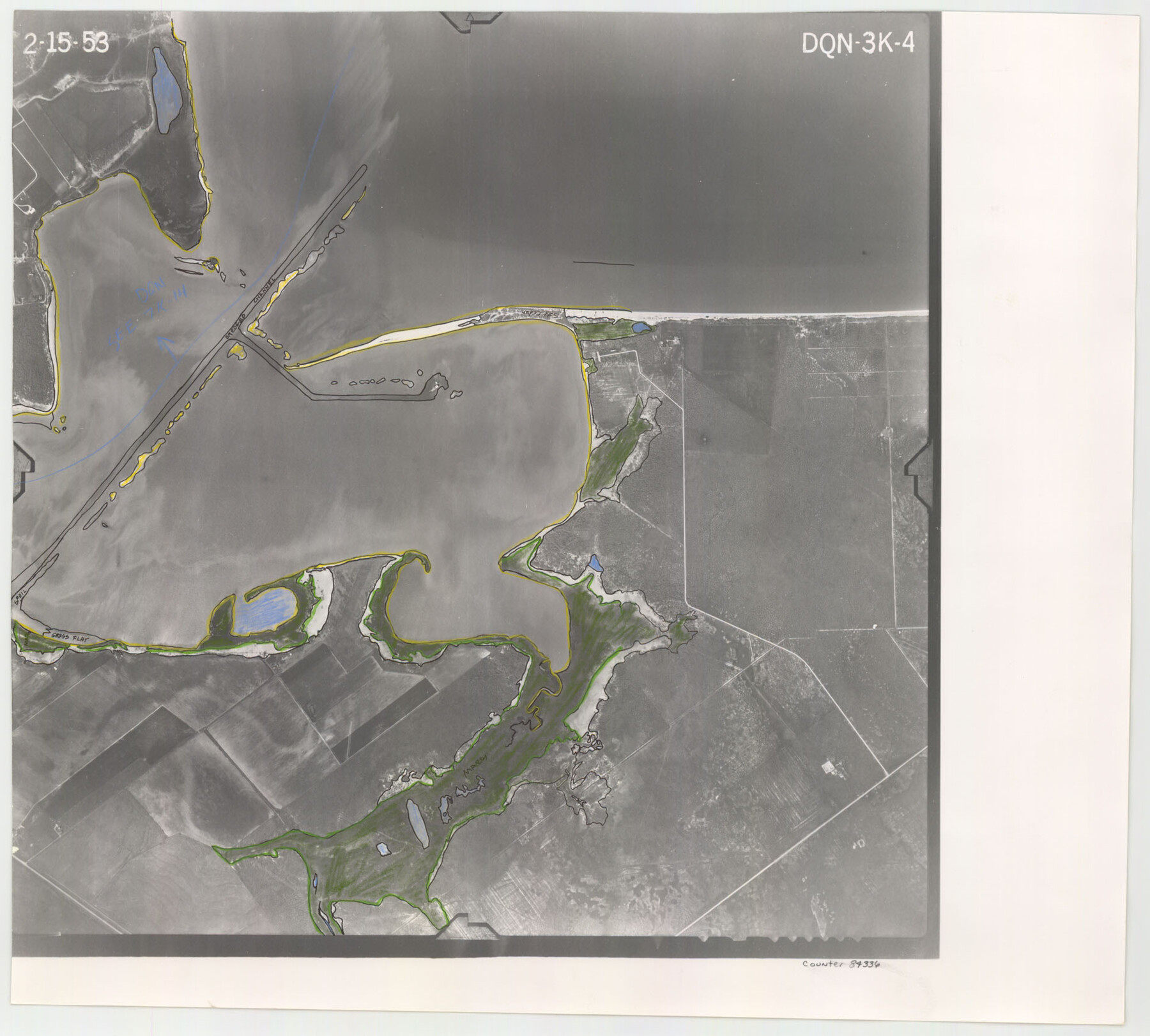 84336, Flight Mission No. DQN-3K, Frame 4, Calhoun County, General Map Collection