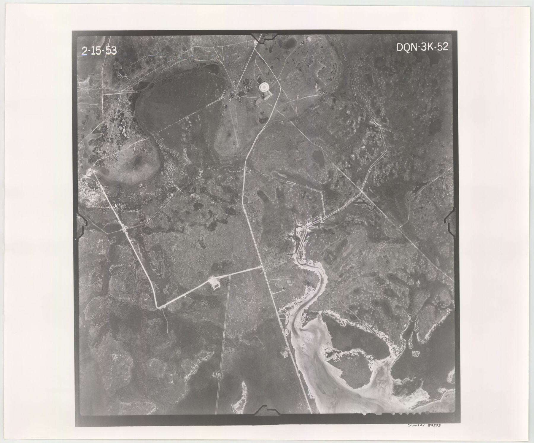 84353, Flight Mission No. DQN-3K, Frame 52, Calhoun County, General Map Collection