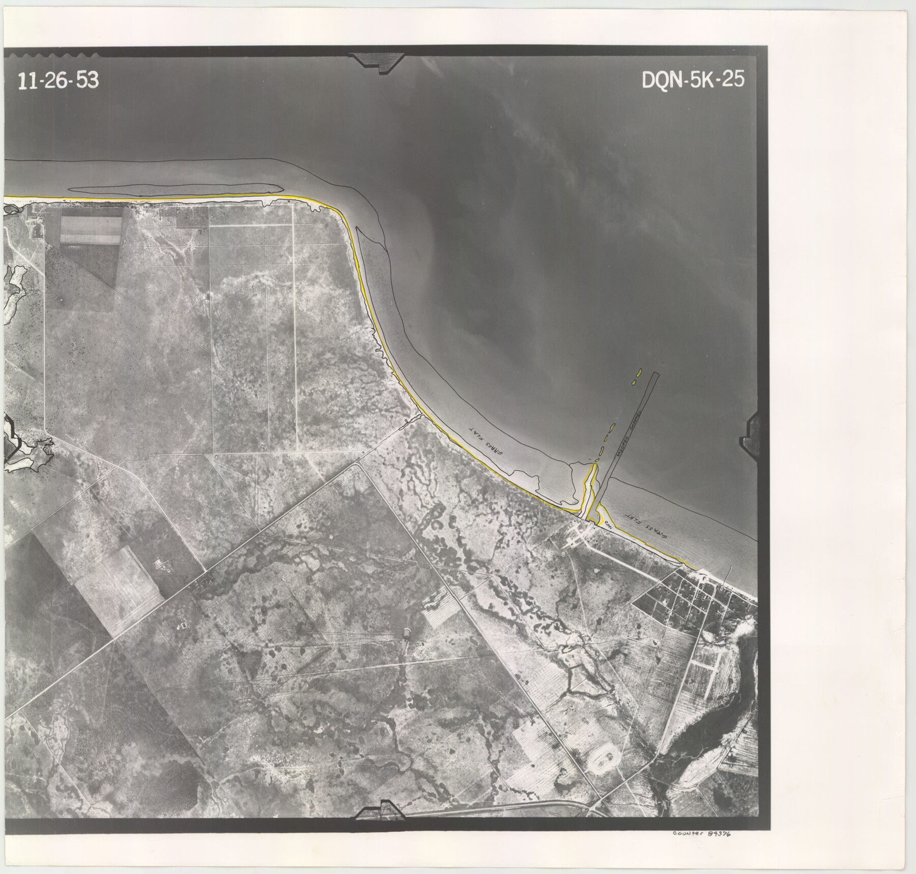 84376, Flight Mission No. DQN-5K, Frame 25, Calhoun County, General Map Collection