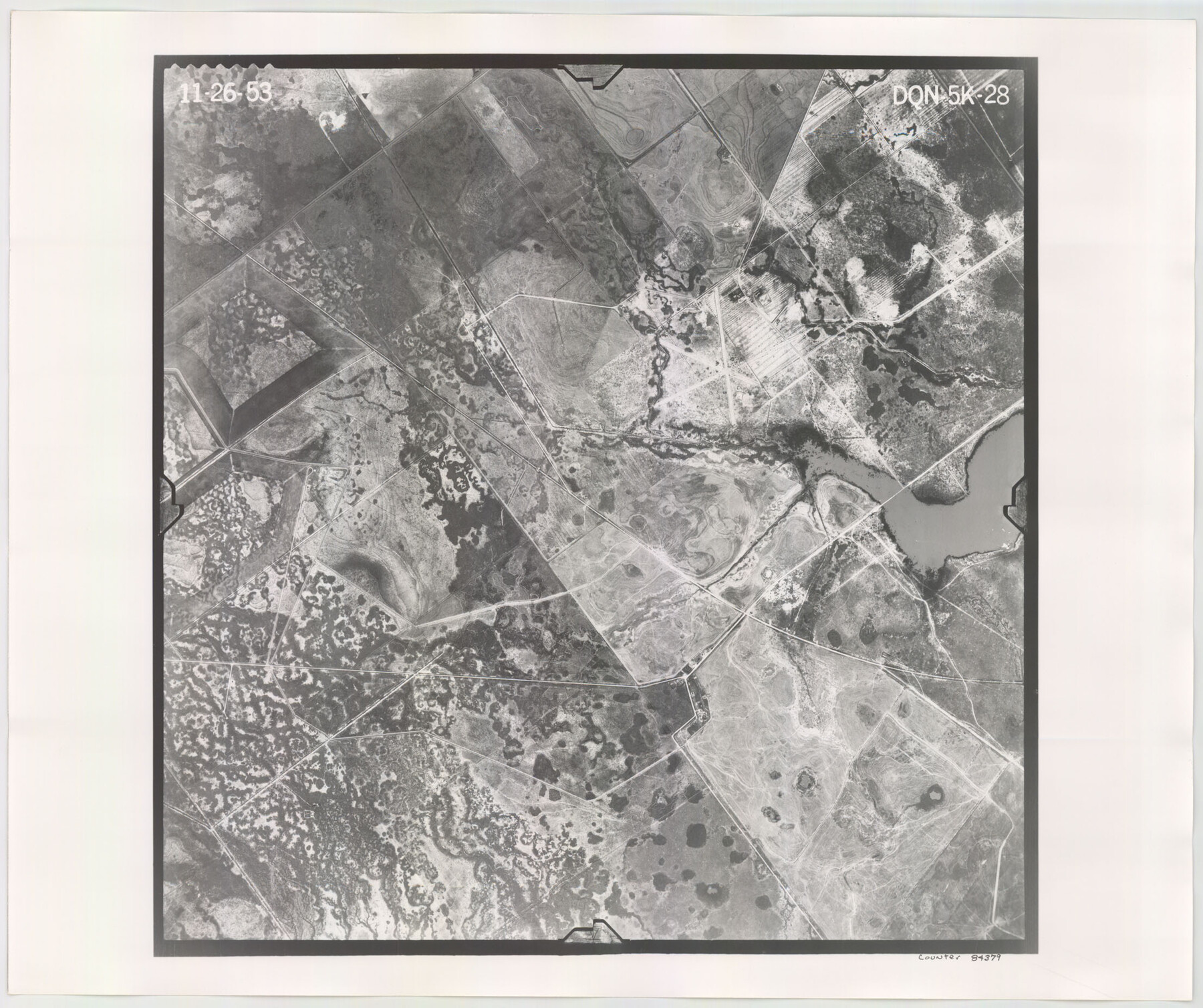 84379, Flight Mission No. DQN-5K, Frame 28, Calhoun County, General Map Collection