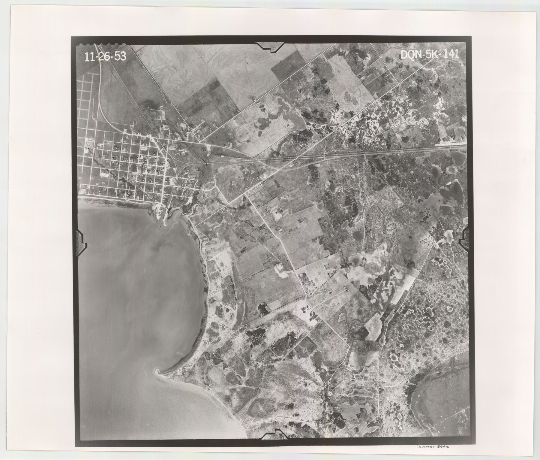 84416, Flight Mission No. DQN-5K, Frame 141, Calhoun County, General Map Collection