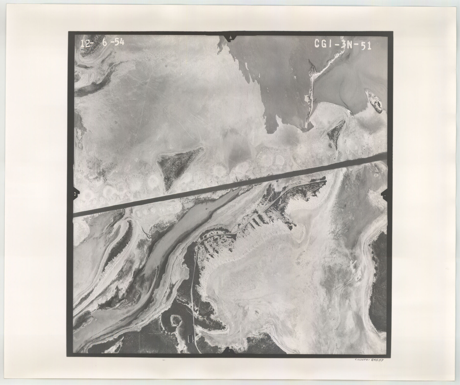 84557, Flight Mission No. CGI-3N, Frame 51, Cameron County, General Map Collection