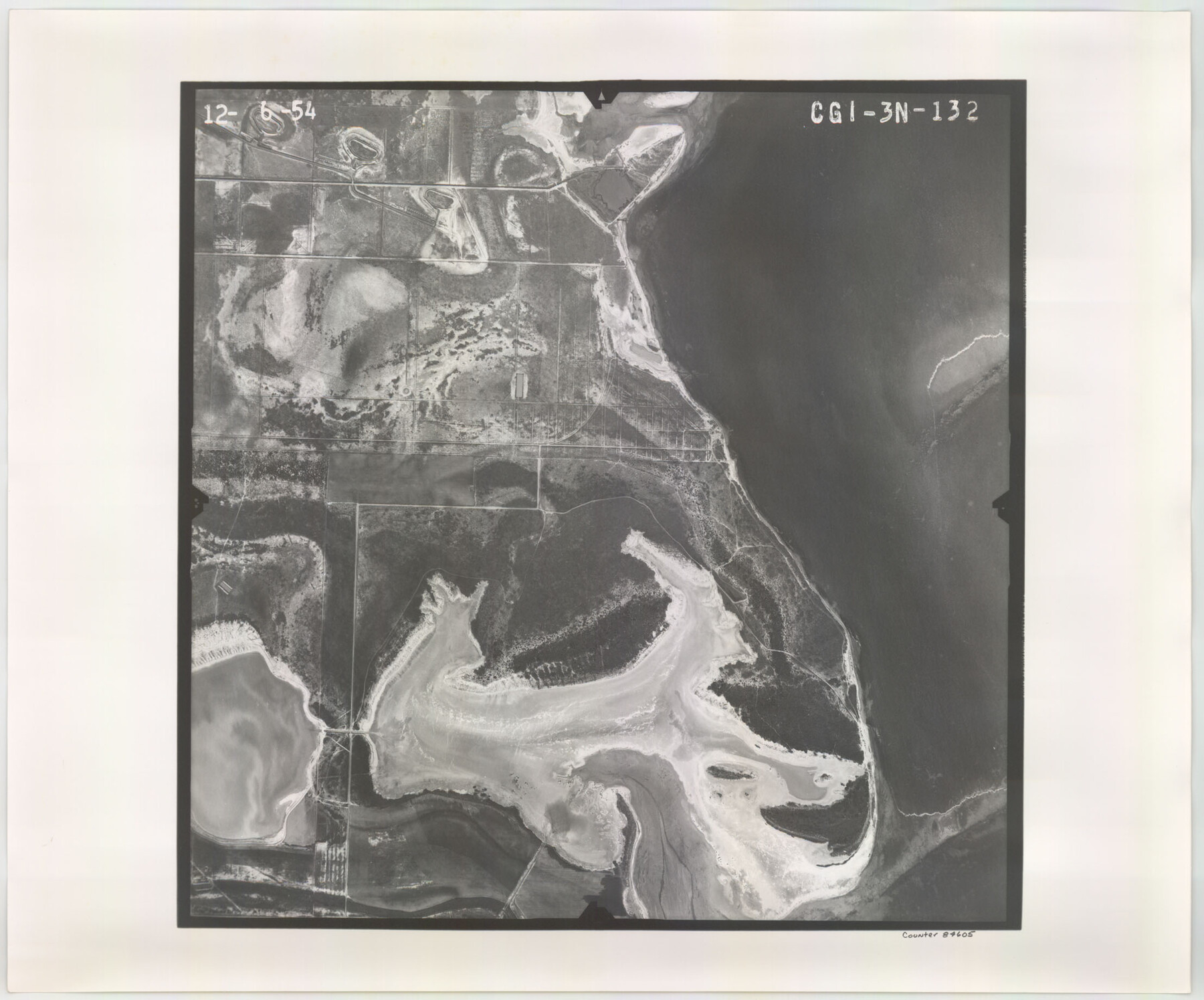 84605, Flight Mission No. CGI-3N, Frame 132, Cameron County, General Map Collection
