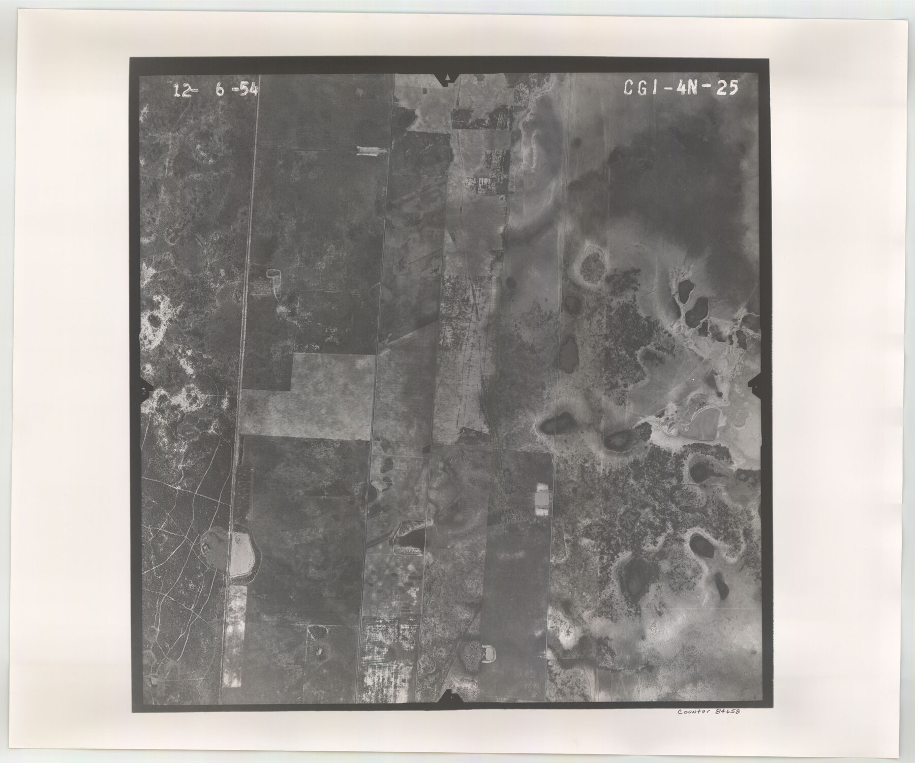 84658, Flight Mission No. CGI-4N, Frame 25, Cameron County, General Map Collection