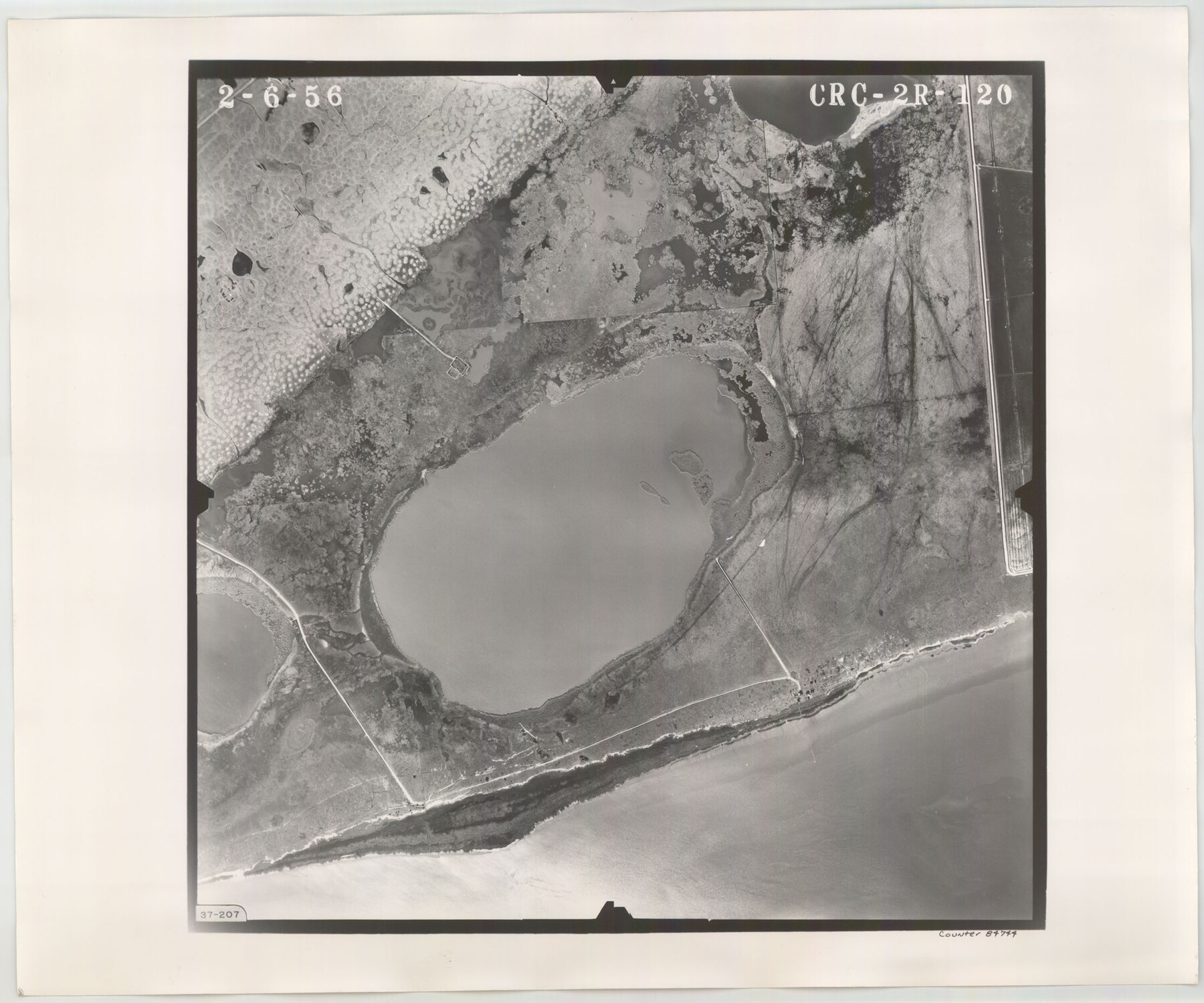 84744, Flight Mission No. CRC-2R, Frame 120, Chambers County, General Map Collection