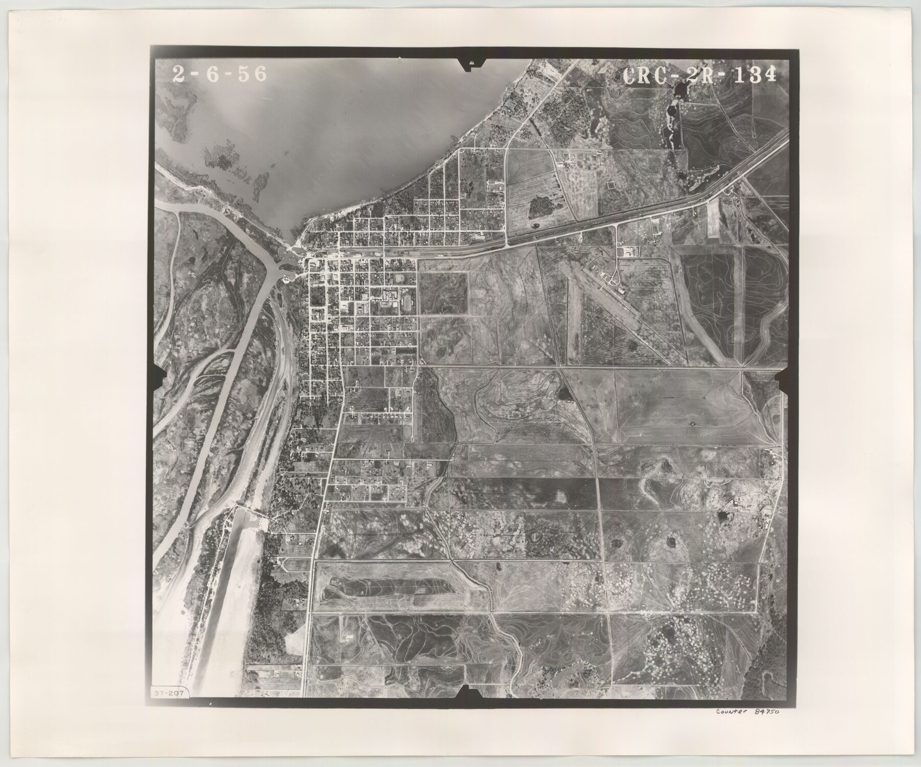 84750, Flight Mission No. CRC-2R, Frame 134, Chambers County, General Map Collection