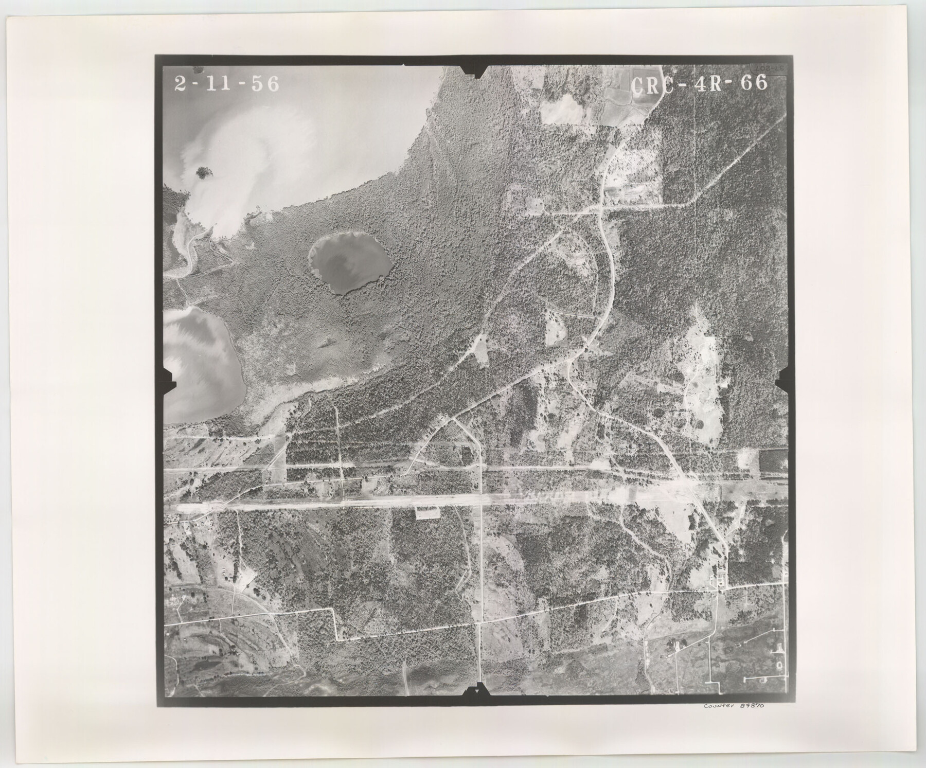 84870, Flight Mission No. CRC-4R, Frame 66, Chambers County, General Map Collection