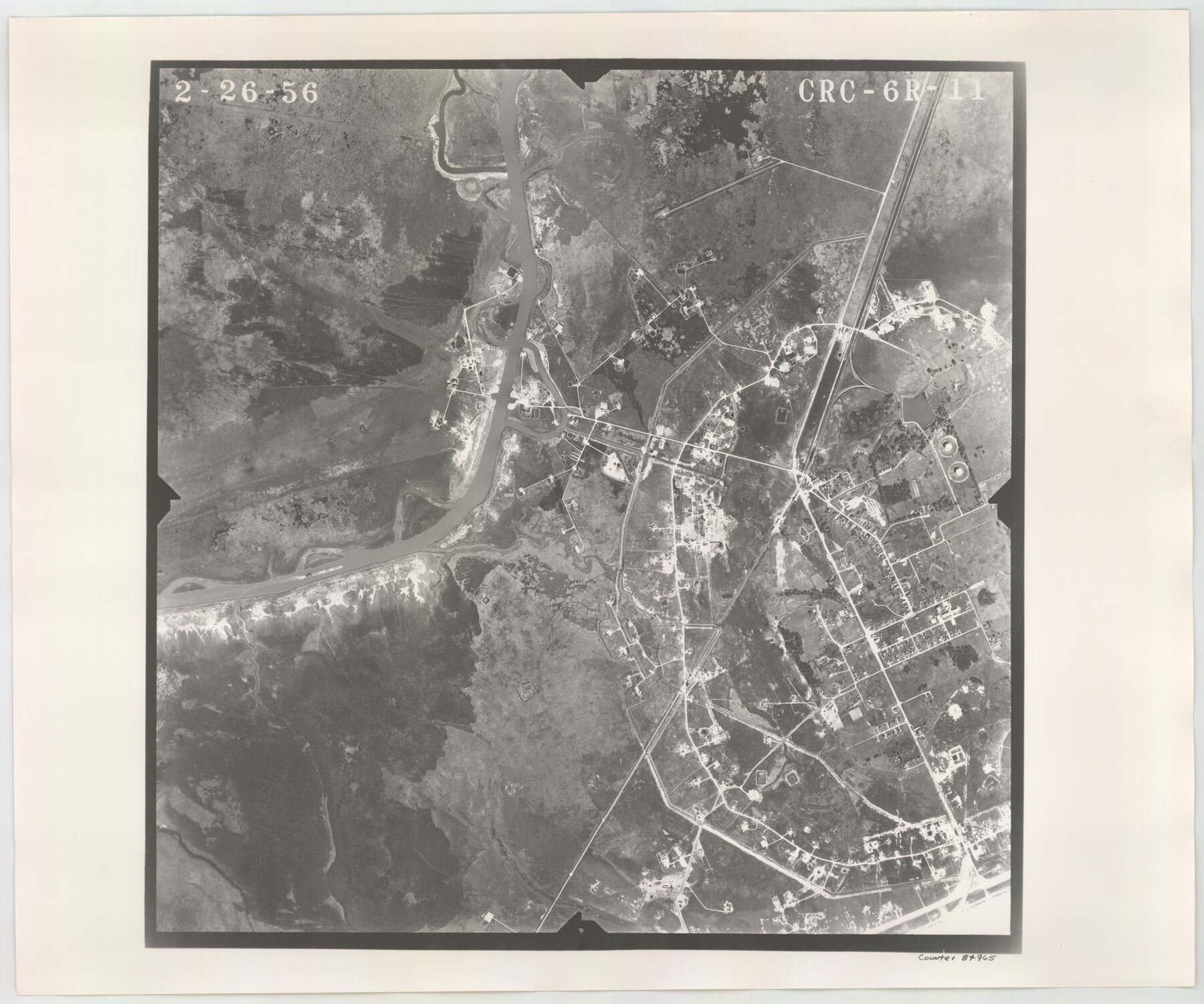 84965, Flight Mission No. CRC-6R, Frame 11, Chambers County, General Map Collection
