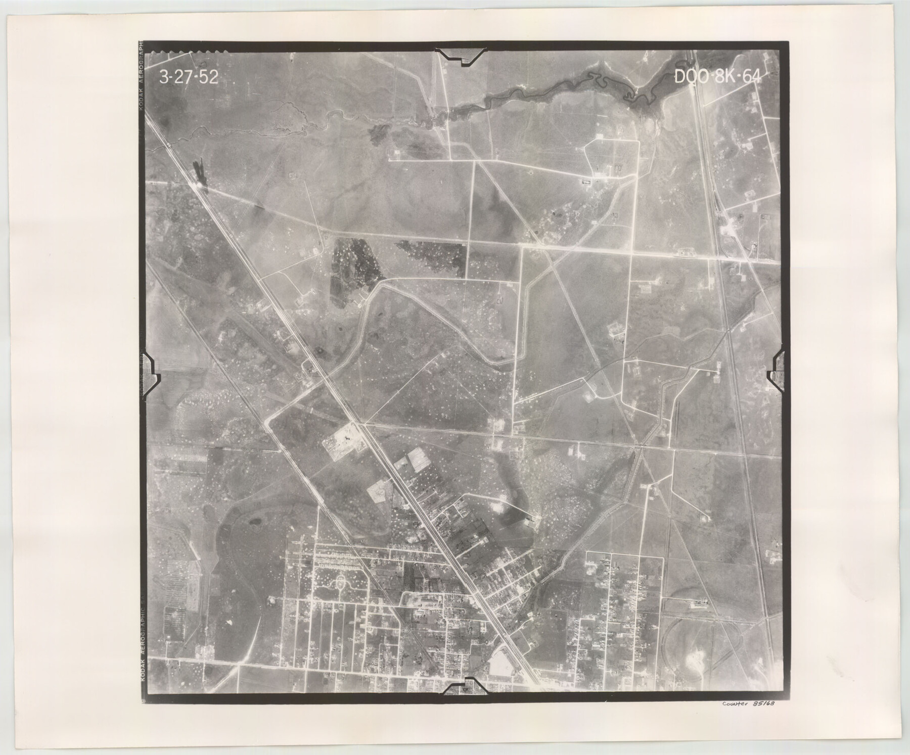 85168, Flight Mission No. DQO-8K, Frame 64, Galveston County, General Map Collection