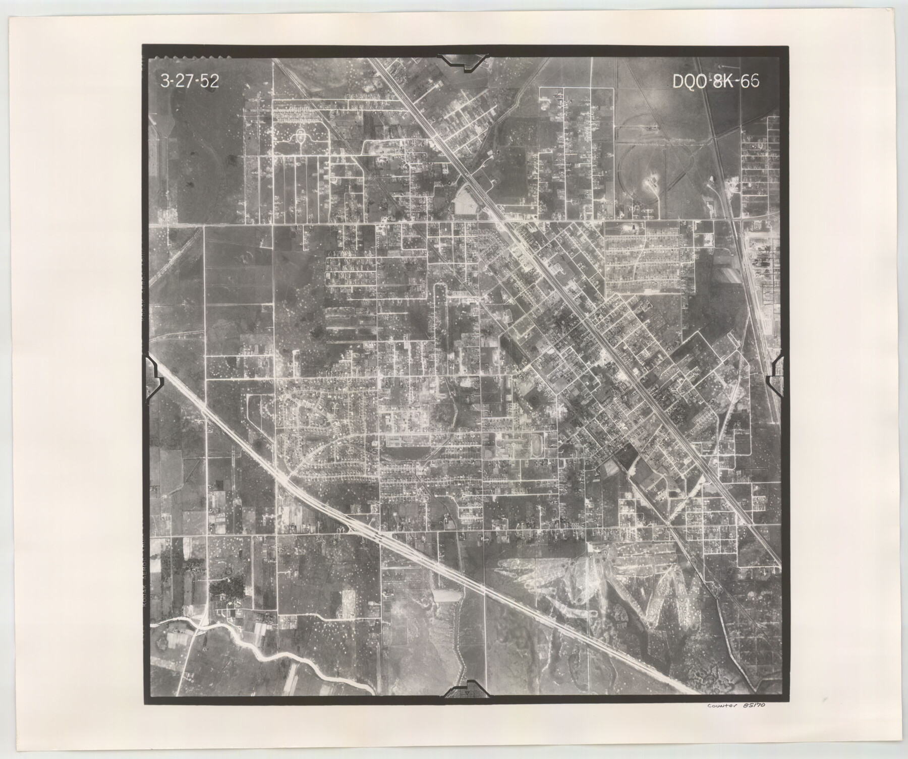 85170, Flight Mission No. DQO-8K, Frame 66, Galveston County, General Map Collection