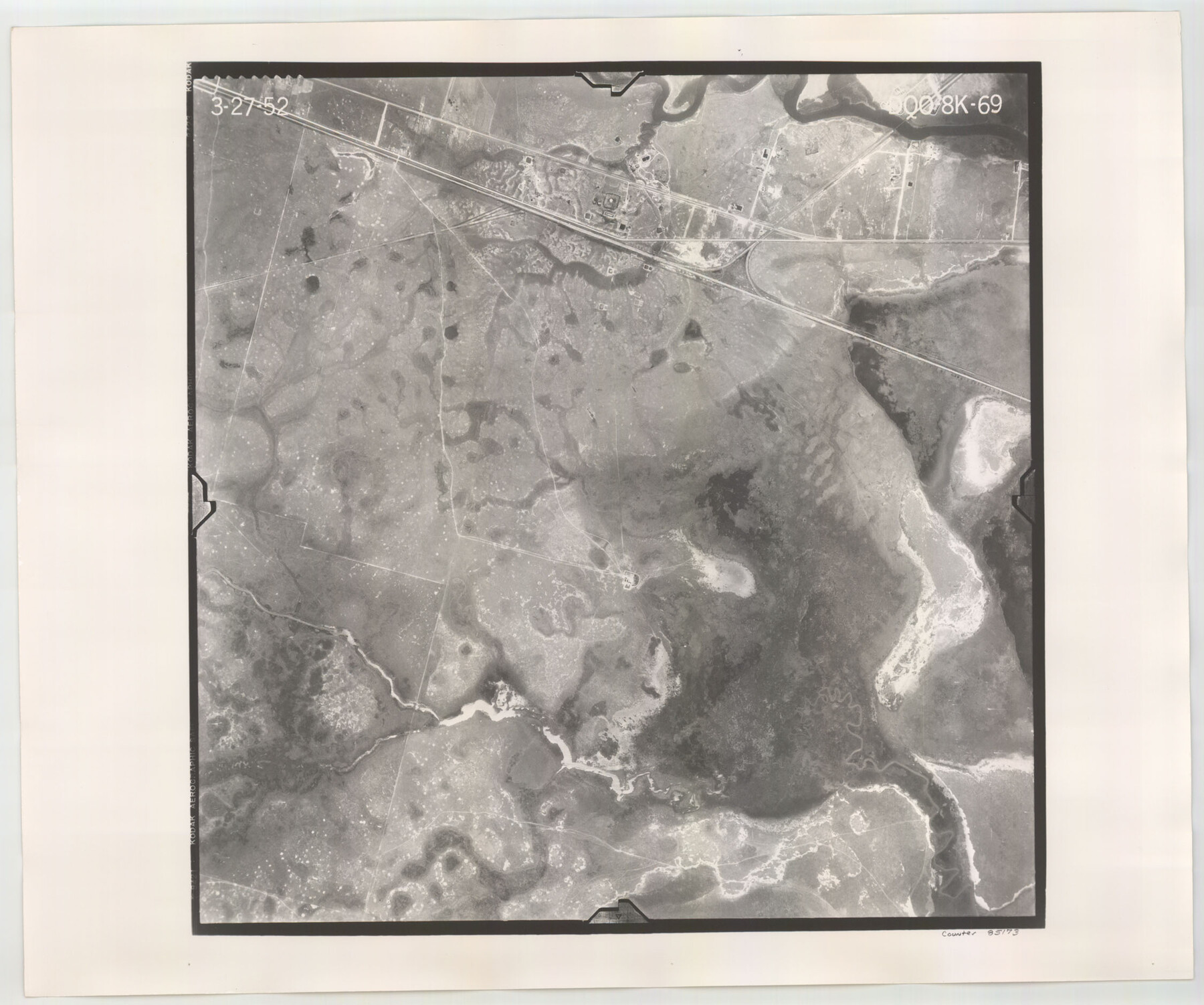 85173, Flight Mission No. DQO-8K, Frame 69, Galveston County, General Map Collection