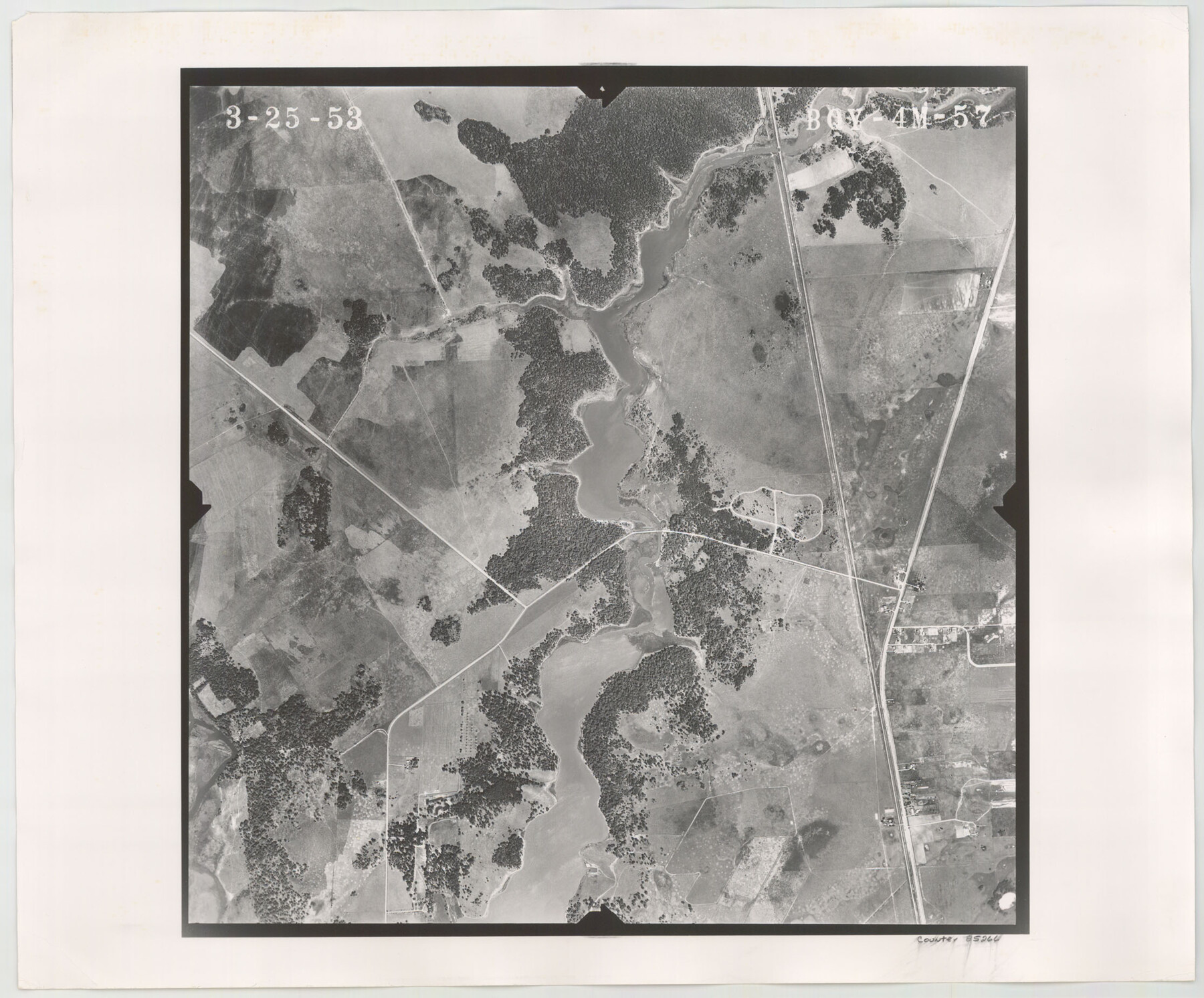 85266, Flight Mission No. BQY-4M, Frame 57, Harris County, General Map Collection