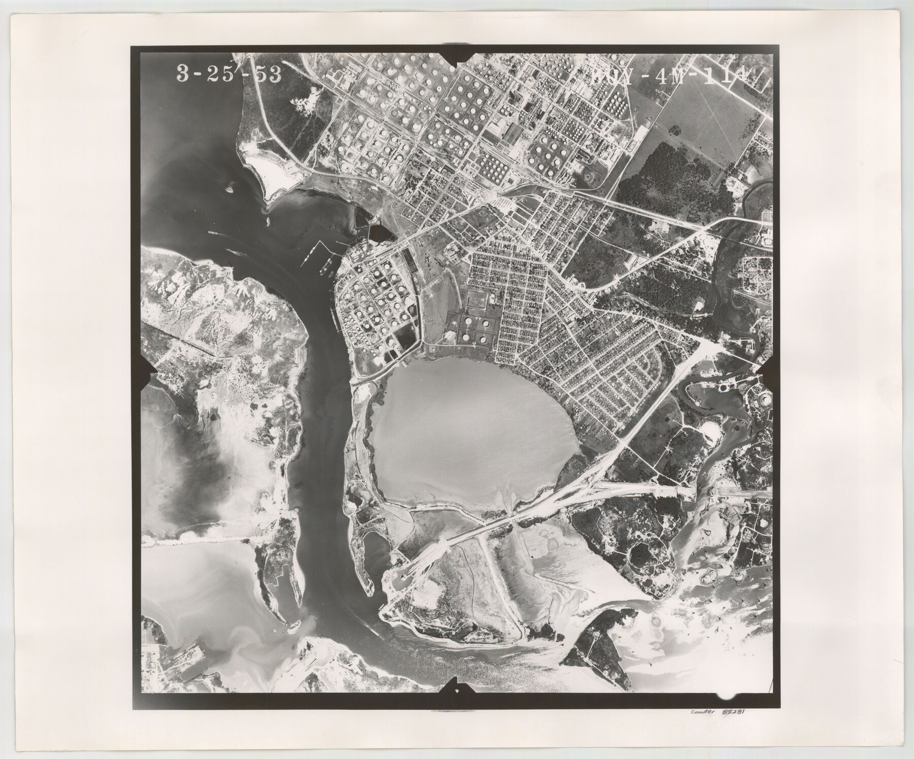 85281, Flight Mission No. BQY-4M, Frame 114, Harris County, General Map Collection