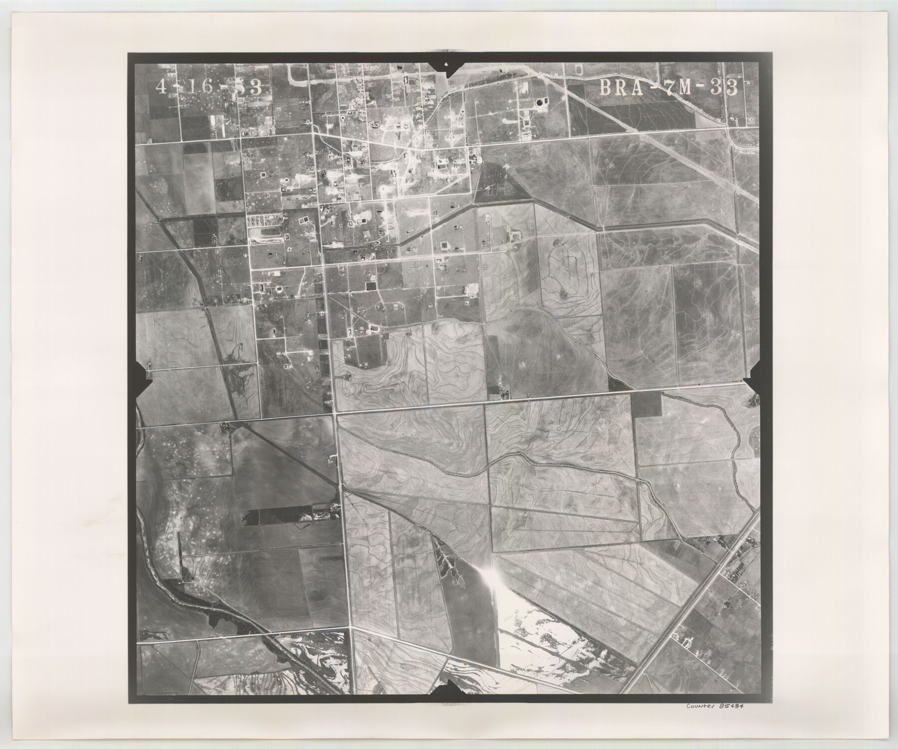 85484, Flight Mission No. BRA-7M, Frame 33, Jefferson County, General Map Collection