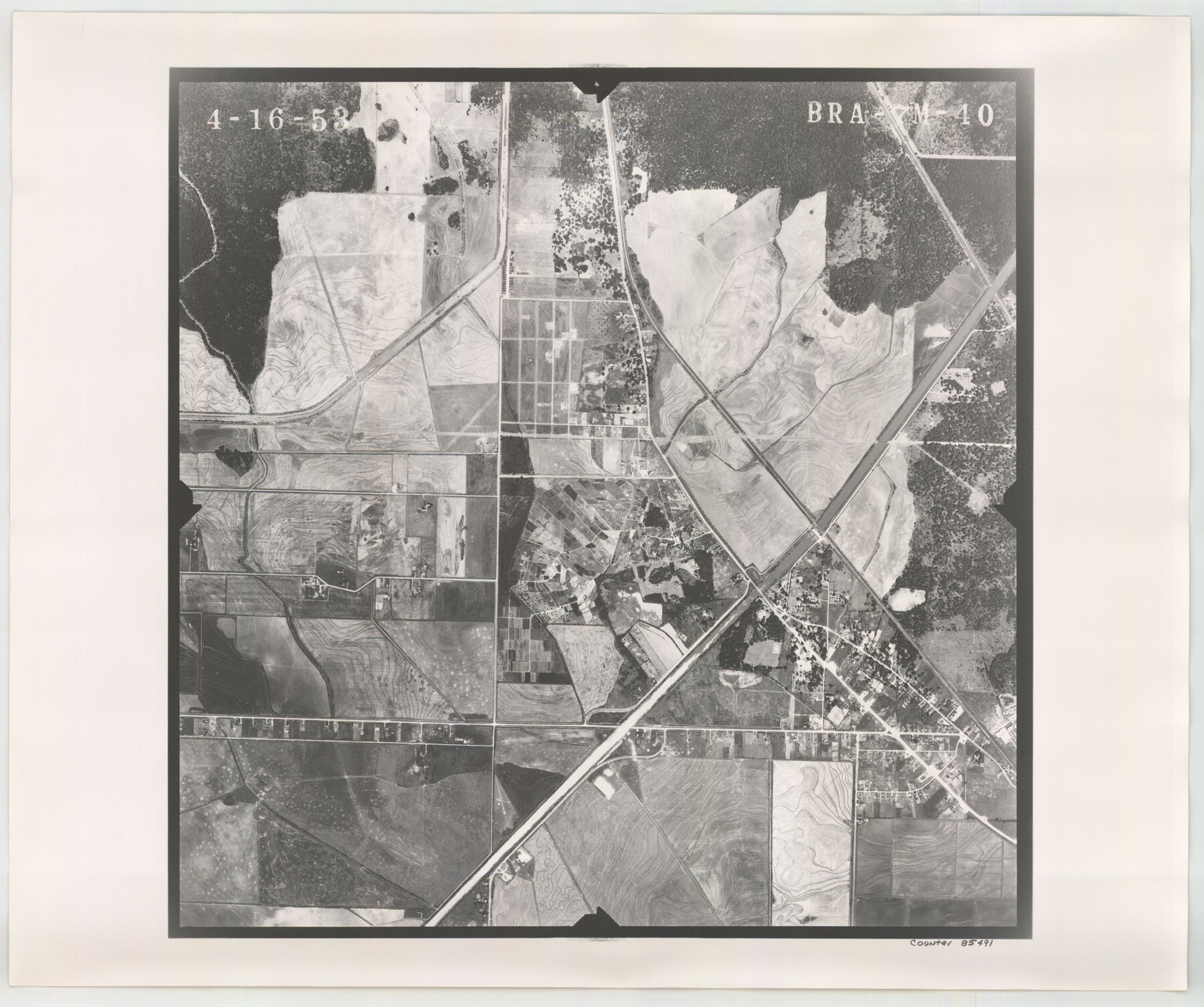85491, Flight Mission No. BRA-7M, Frame 40, Jefferson County, General Map Collection