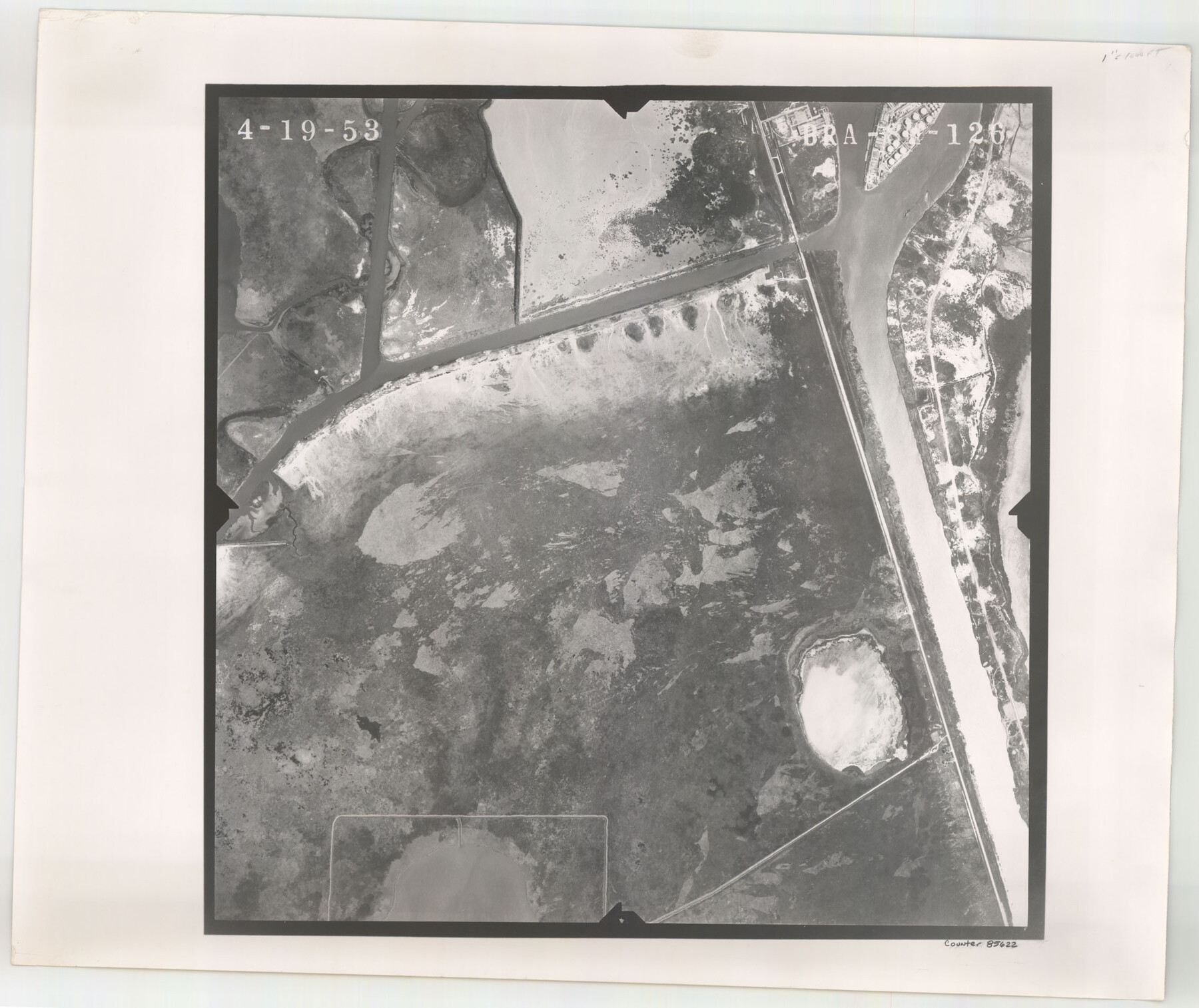 85622, Flight Mission No. BRA-8M, Frame 126, Jefferson County, General Map Collection